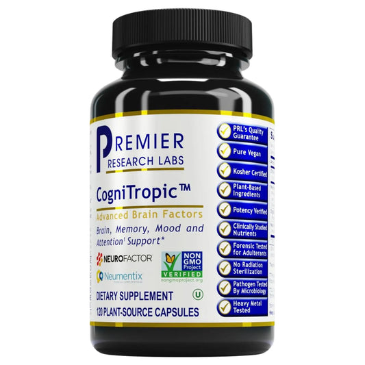 Premier Research Labs Cognitropic -  Supplements for Memory and Focus, Focus Supplement, Brain and Memory Power Boost, Clarity Vitamins Premier Research LabsAU supplements