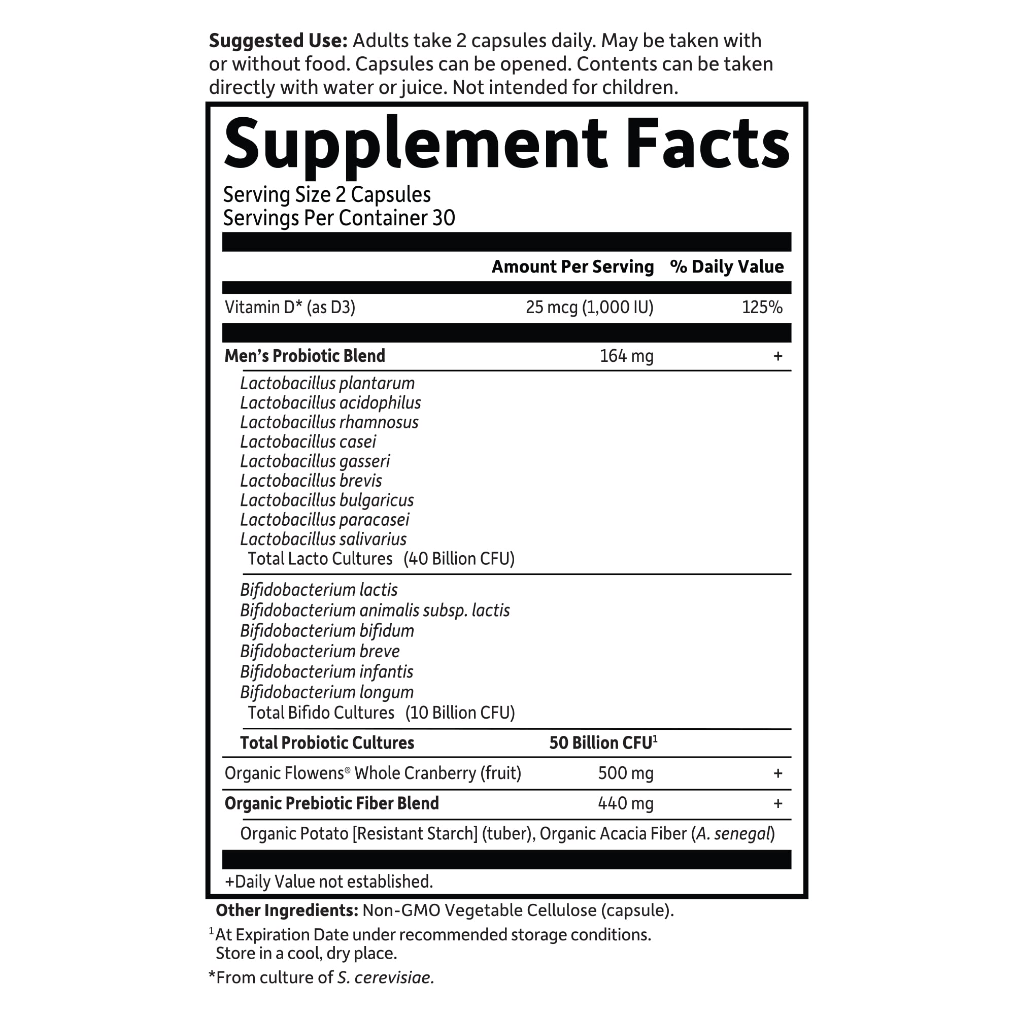 Garden of Life Dr. Formulated Probiotics Prostate+ - Acidophilus and Probiotic Supports Healthy Prostate and Digestive Balance - Shelf Stable - Gluten, Dairy, and Soy-Free - 60 Vegetarian Capsules Garden of Life Au supplements