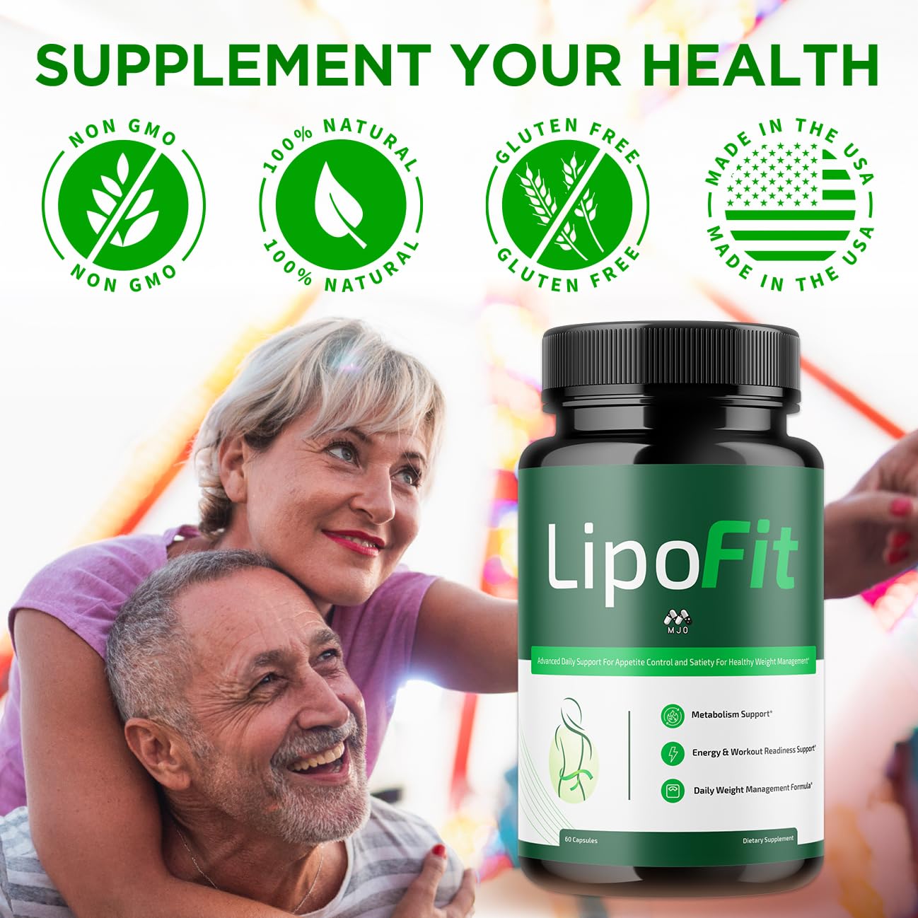 (5 Pack) Lipo Fit Capsules, Official Lipo Fit Pills with All Natural Ingredients, Advanced Overall Health & Wellness Vitamin Supplement Formula for Maximum Strength Multivitamin Support (300 Capsules) MJO Au supplements