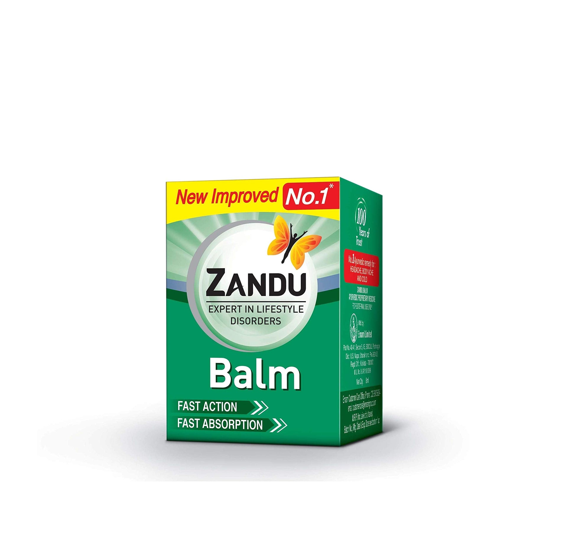 Zandu Pain Balm 8ml - 10 Pack Zandu Au supplements