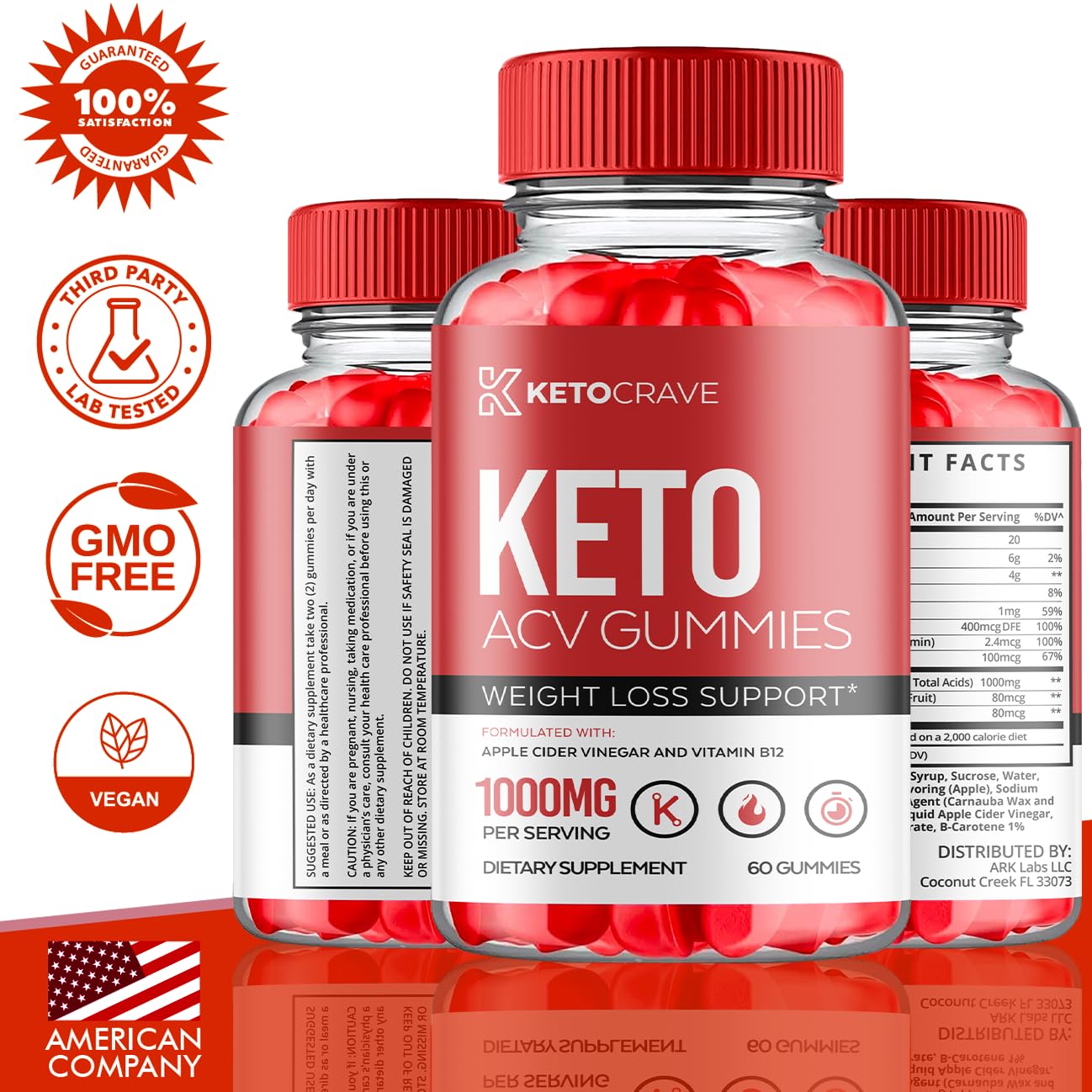 Keto Crave ACV Gummies, KetoCrave Keto ACV Gummies Advanced Weight Loss 1000MG Ark Labs Au supplements