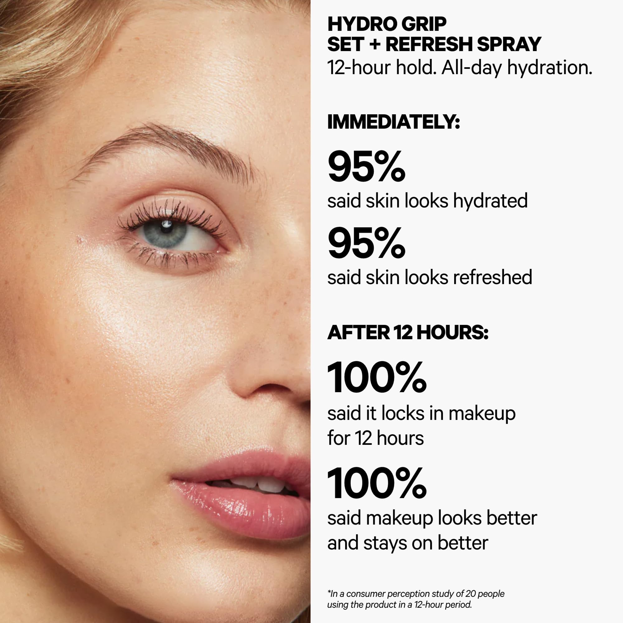 Milk Makeup Hydro Grip Set + Refresh Spray with Hyaluronic Acid – Sets Makeup + Hydrates Skin for Up to 12 Hours – Long-Lasting, Alcohol-Free Facial Mist for Dewy, Radiant Skin – 1.69 oz Milk Makeup Au supplements