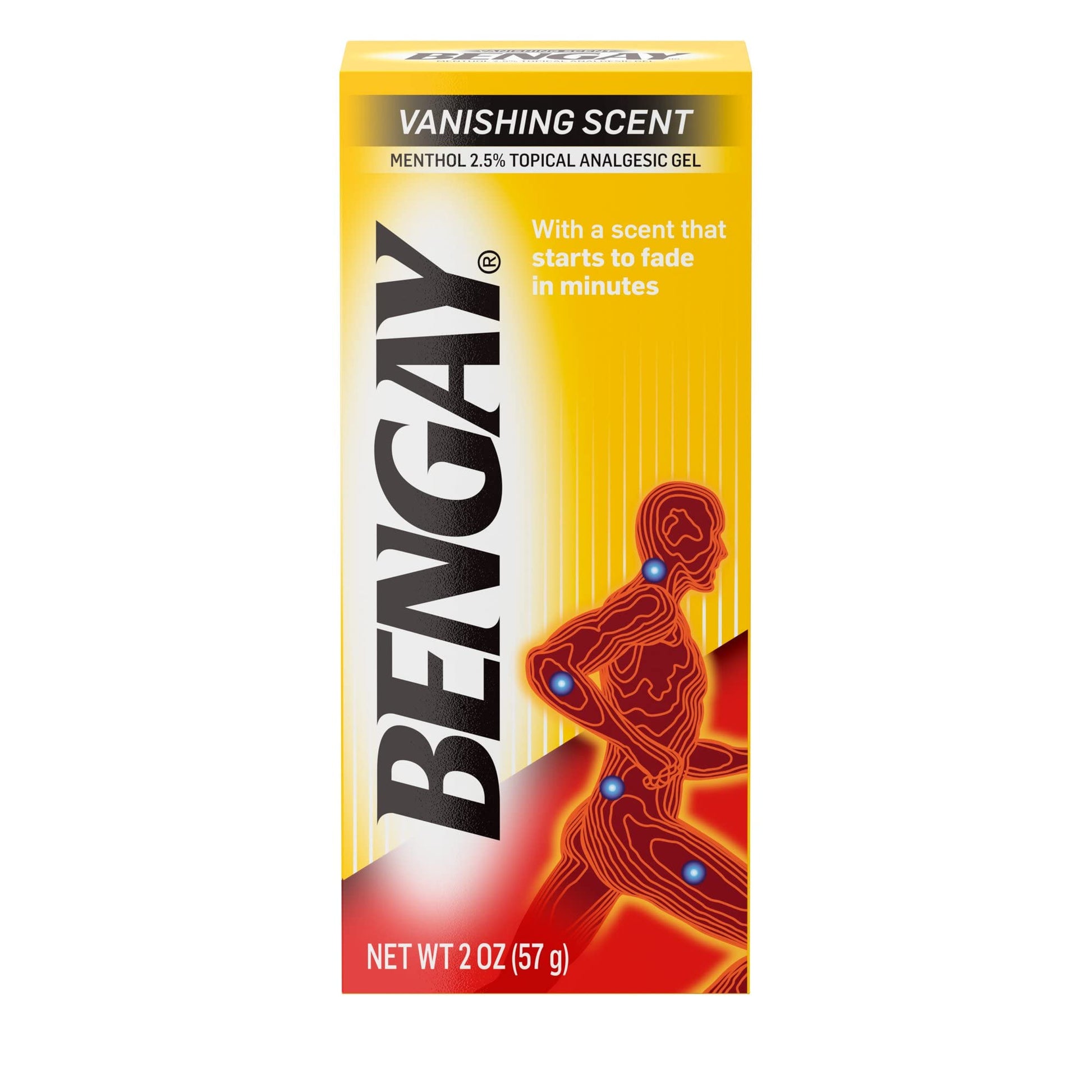 Ben Gay Vanish Scnt Size 2z Bengay Non-Greasy Vanishing Scent Pain Reliever Gel, Pack of 3 Johnson & Johnson Au supplements
