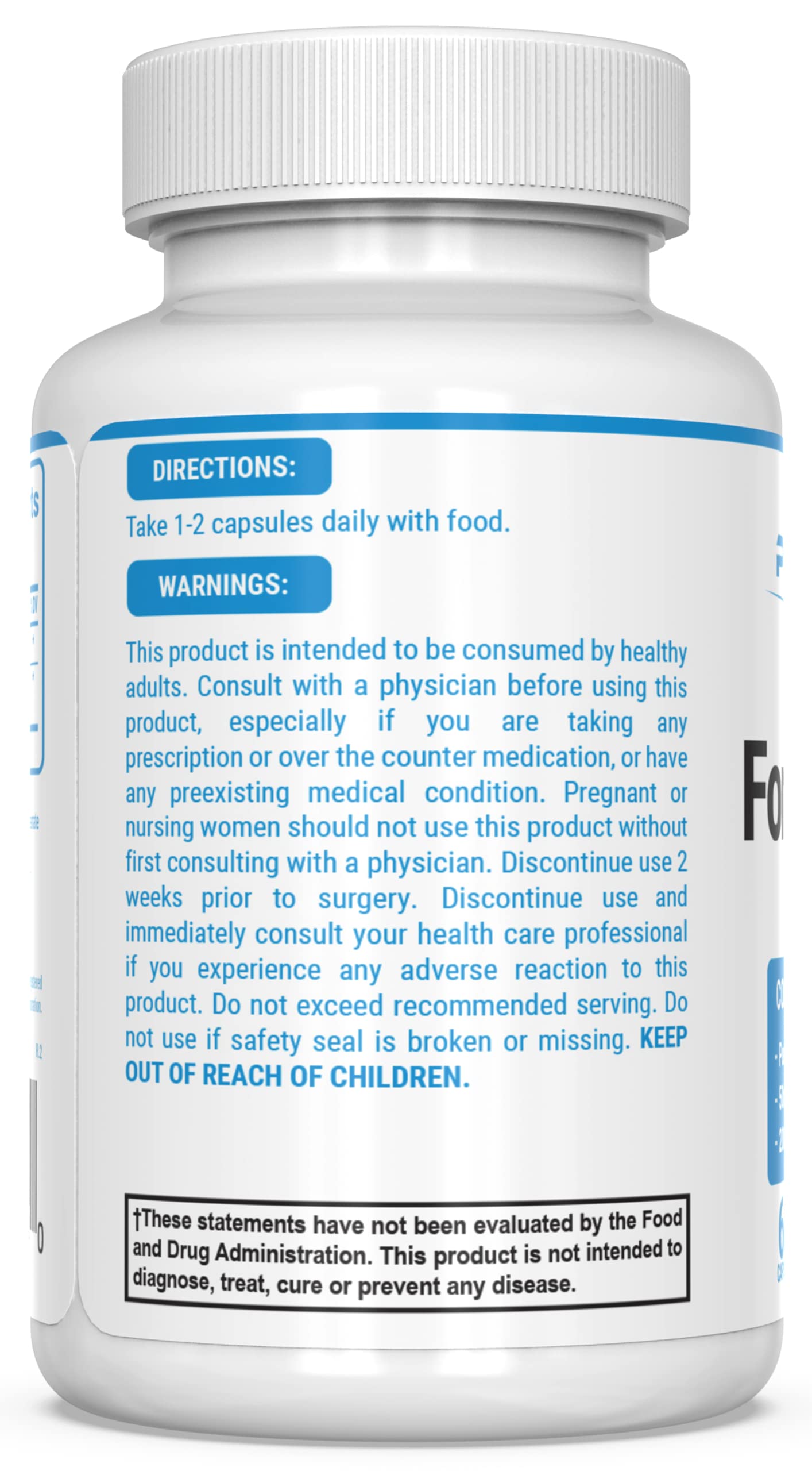 PEScience Forskolin-95+ Capsules, 95% Pure Forskolin from Coleus Forskohlii Extract with Hemerocallis Fulva Extract, Patented ForsLean, 50mg, 60 Count PEScience Au supplements