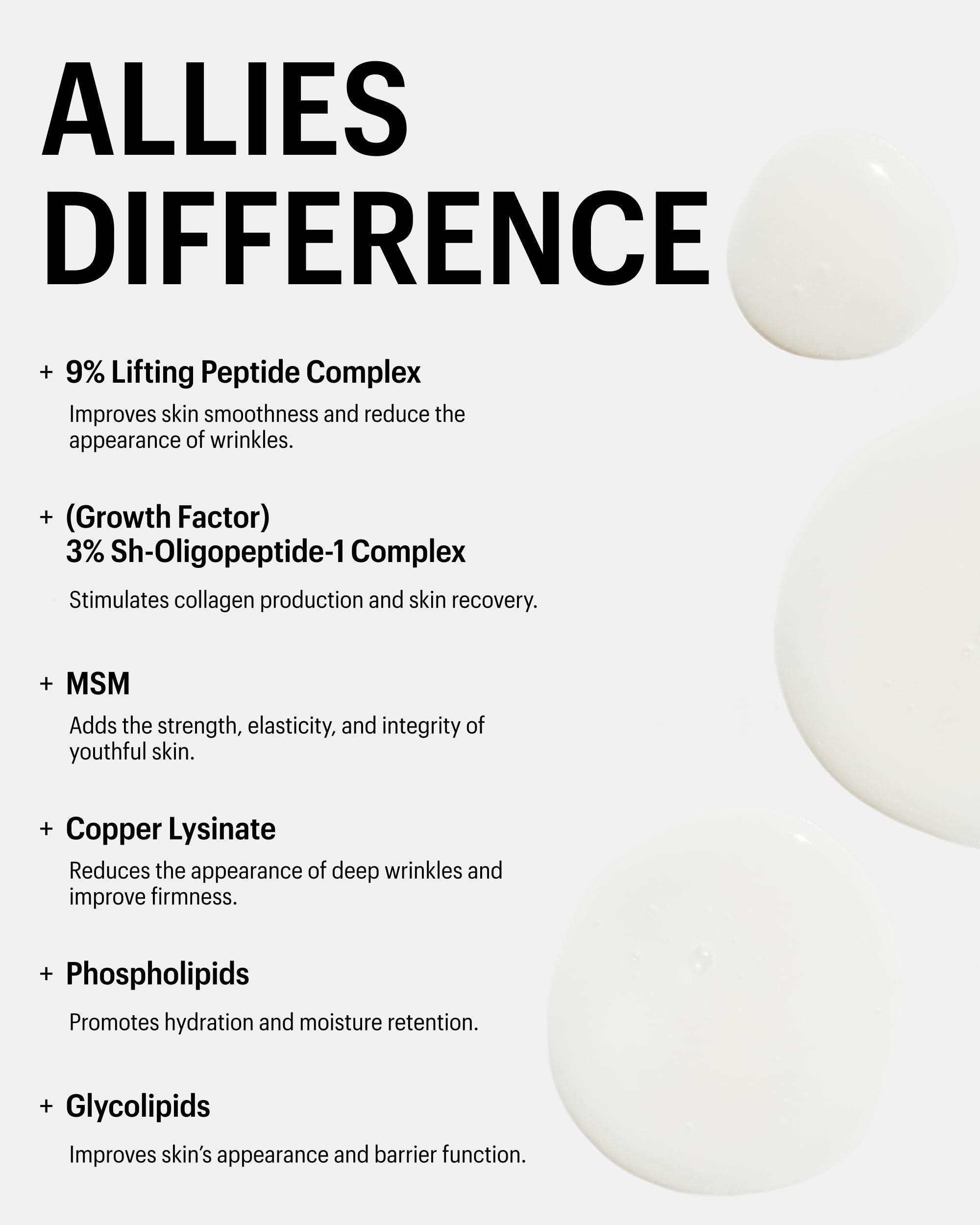 Allies of Skin Multi Peptides & Growth Factor Collagen Boosting Face Serum | Skin Tightening Anti-Aging Complex with 9% Peptides| Firms Sagging Skin & Visibly Reduces Wrinkles (1 oz) Allies of Skin Au supplements