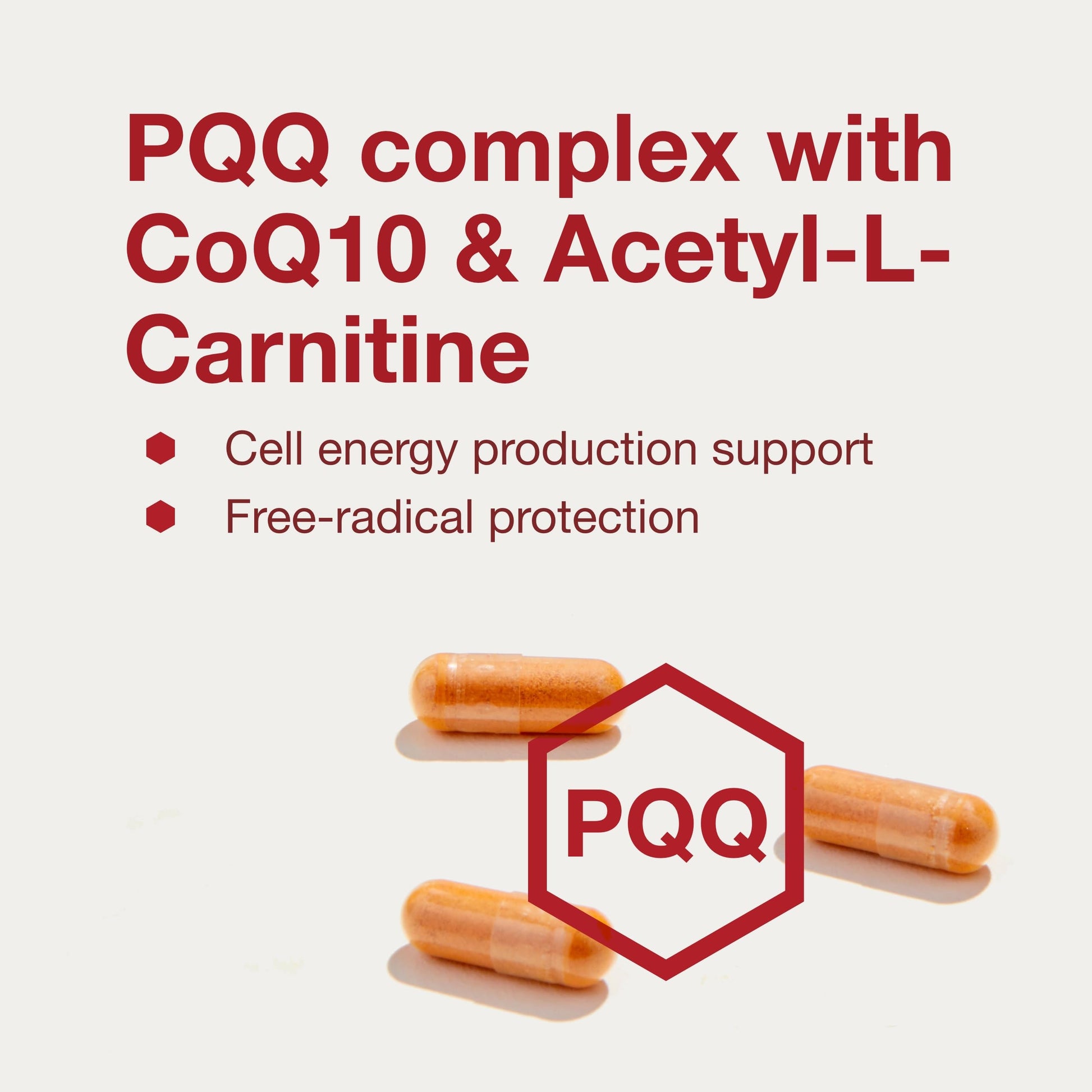PROTOCOL FOR LIFE BALANCE PQQ Complex - Mitochondrial Health - with CoQ10 & L Carnitine - B Vitamin - Supplement for Energy - 30 Veg Caps PROTOCOL FOR LIFE BALANCE Au supplements