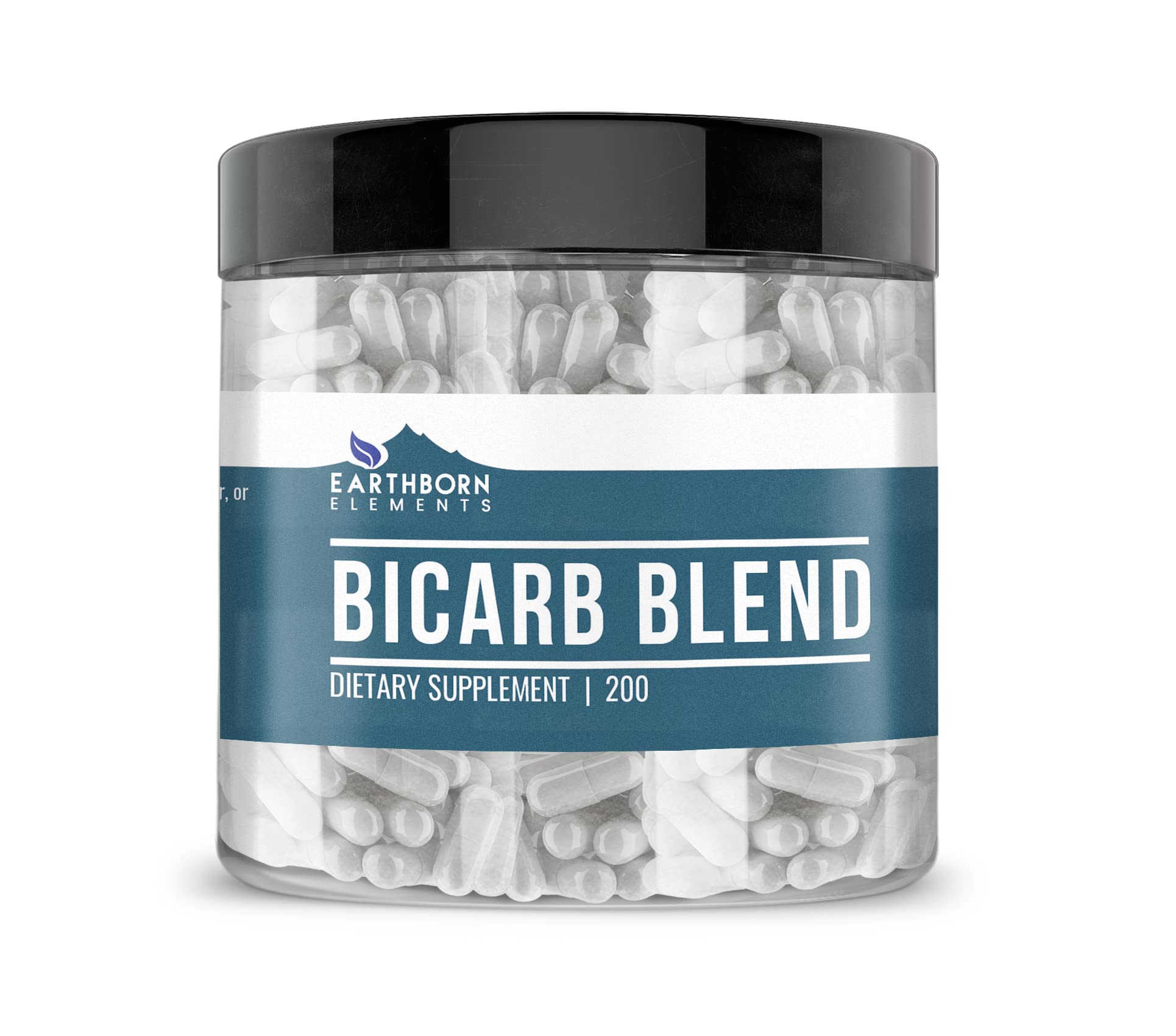 Earthborn Elements Bicarb Blend 200 Capsules, Pure & Undiluted, No Additives Earthborn Elements Au supplements