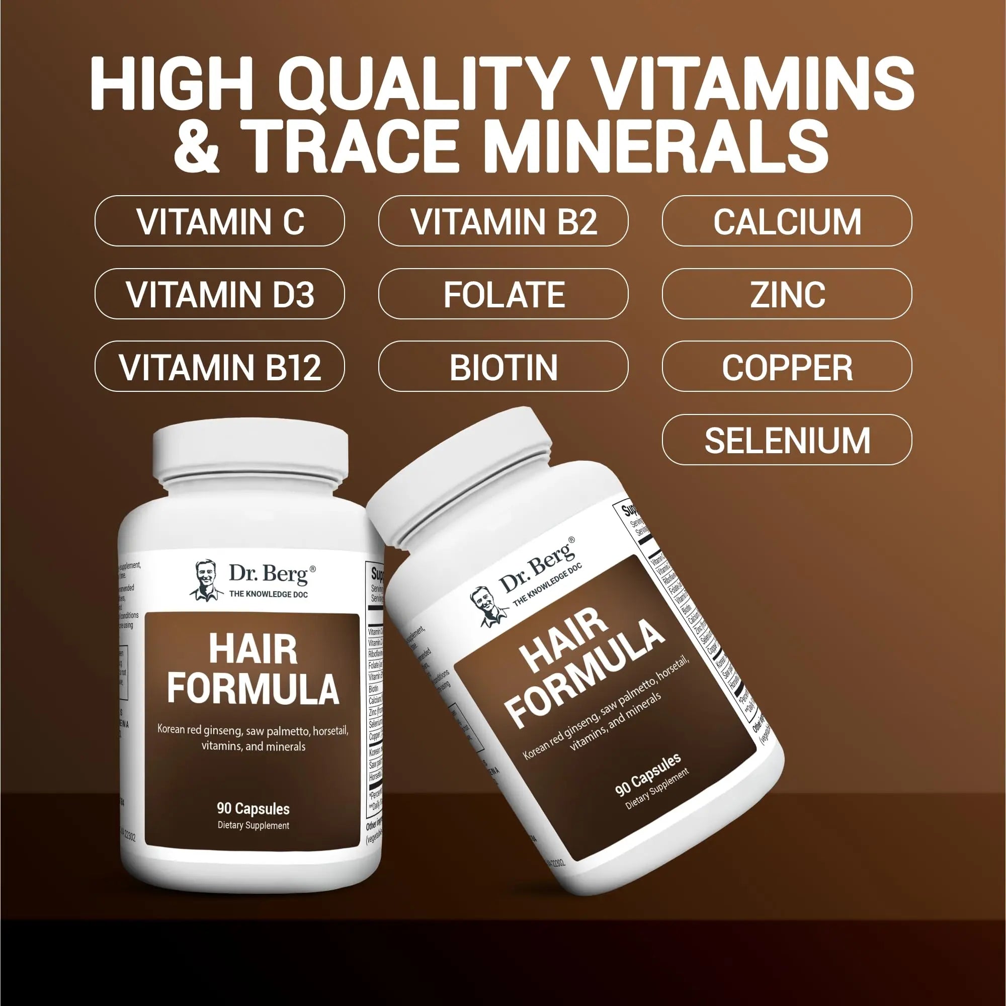 Dr. Berg All in One Vitamins for Hair, Skin & Nails - Advanced Formula with Biotin Dr. Berg Nutritionals Au supplements