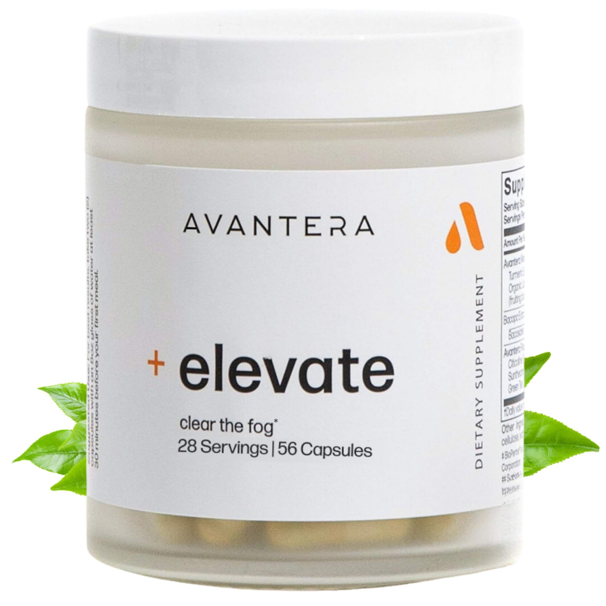 Avantera Elevate Premium Nootropic Supplement - Beat Brain Fog - Best Focus Supplements for Memory & Focus Support - Energy Without Crash - 56 Count Pills for Women & Men* Avantera Au supplements