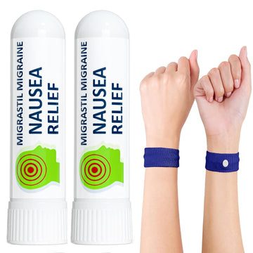Basic Vigor Migrastil Inhaler (Pack of 2) - Pocket Size Aromatherapy Inhaler for Queasiness Basic Vigor Au supplements