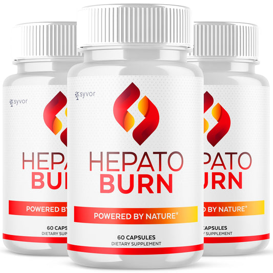 (3 Pack) Hepato Burn Capsules, Official Hepato Burn Pills with All Natural Premium Ingredients, Hepatoburn Energy and Fitness Vitamin Supplement, Hepatoburn Lifestyle Powered by Nature (180 Capsules) SyvorAu supplements