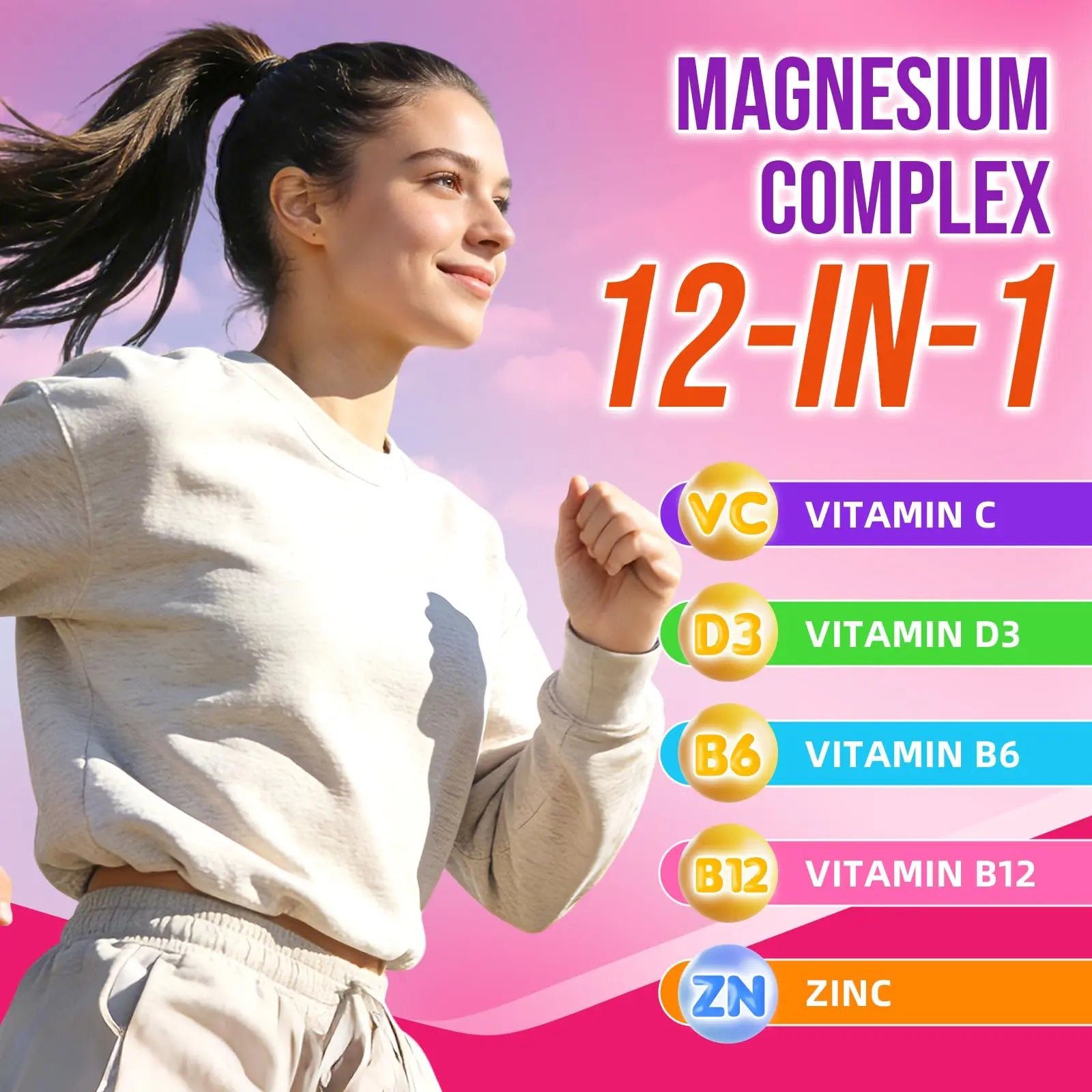 2 Pack Magnesium Complex Gummies – with 12 Forms of Magnesium Plus Vitamins B6, B12 & C. Vegan Strawberry Gummies to Support Mood, for Adults, 120 Count BVIVLOO Au supplements