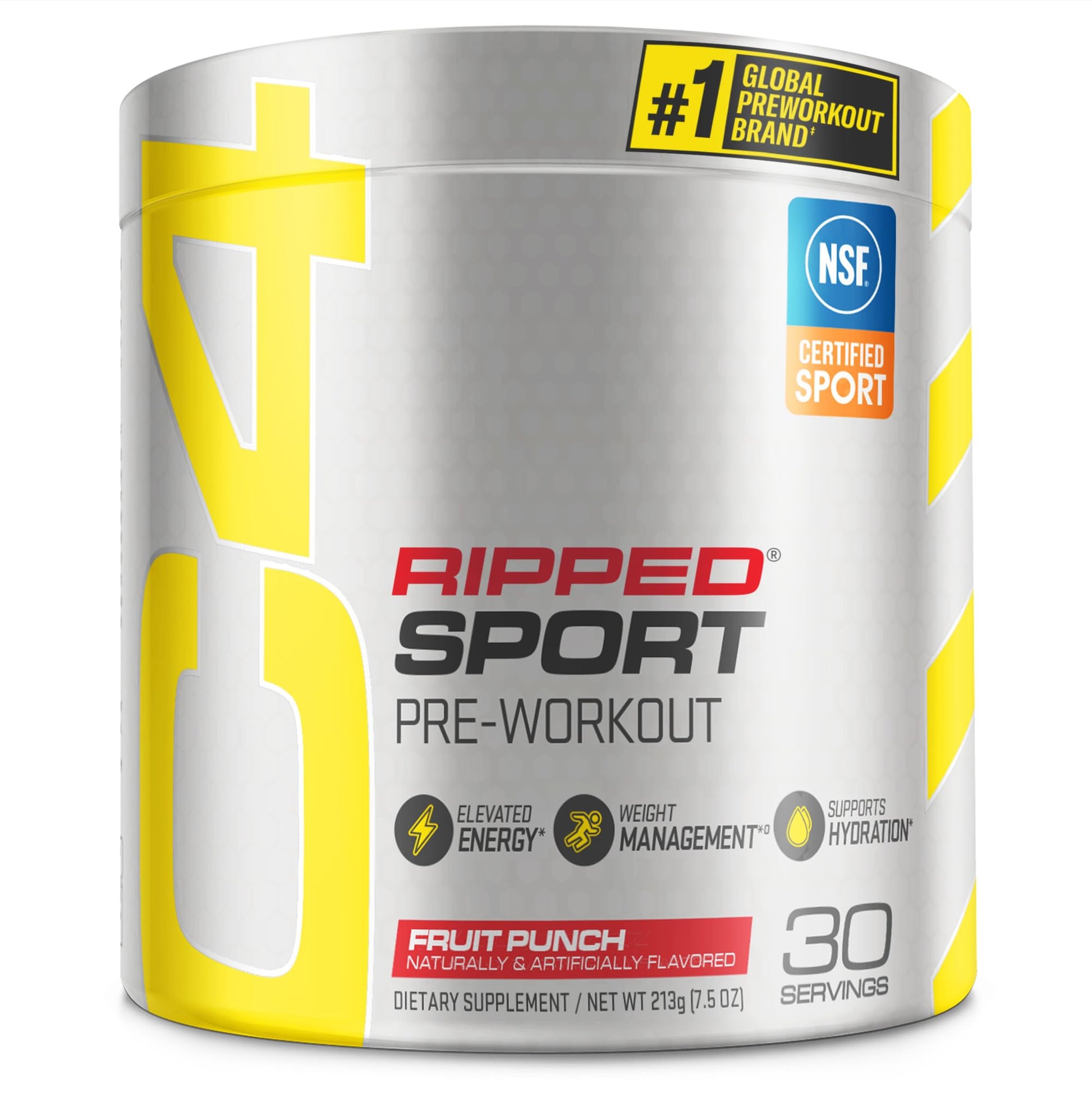 C4 Ripped Sport Pre Workout Powder Fruit Punch - NSF Certified for Sport + Sugar Free Cellucor Au supplements