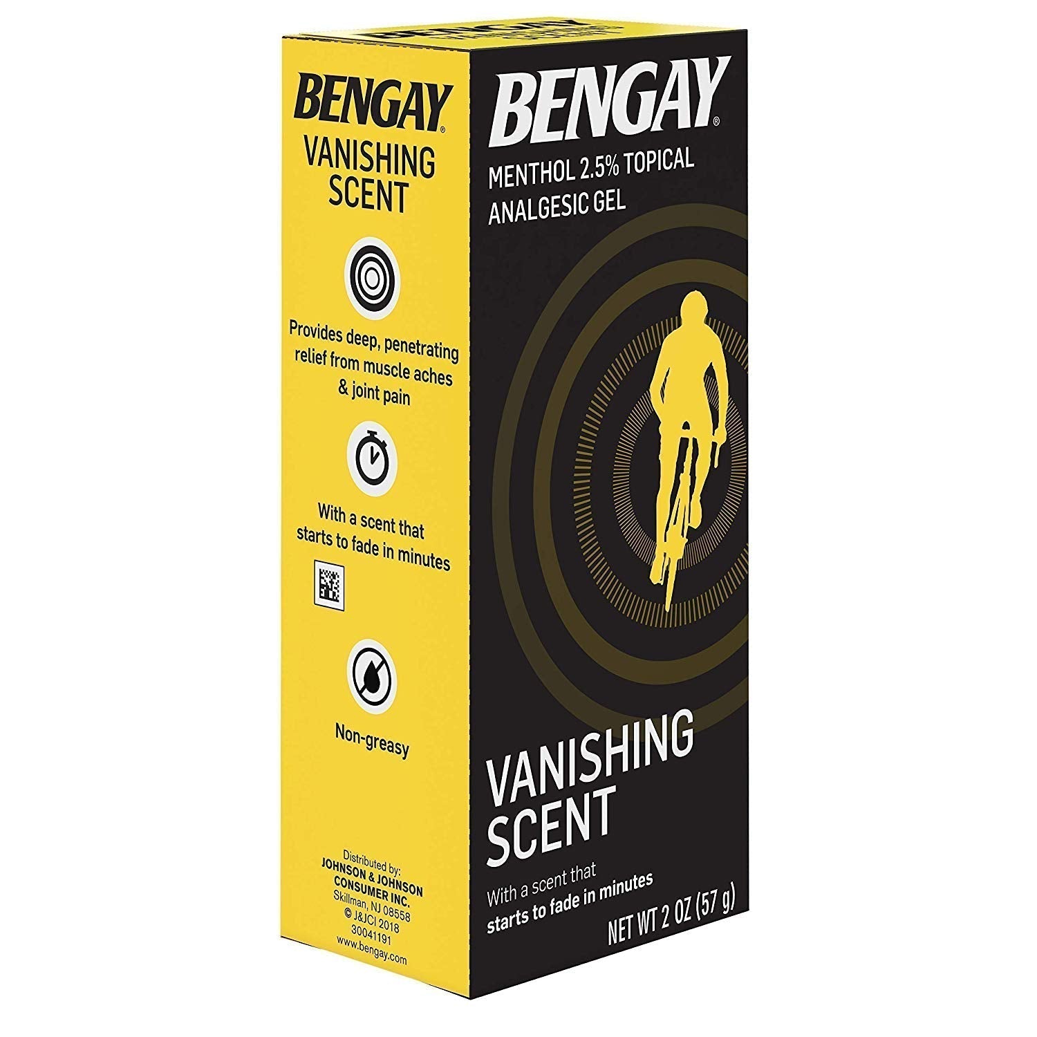 Bengay Menthol 2.5% Topical Analgesic Gel Vanishing Scent 2oz Bengay Au supplements