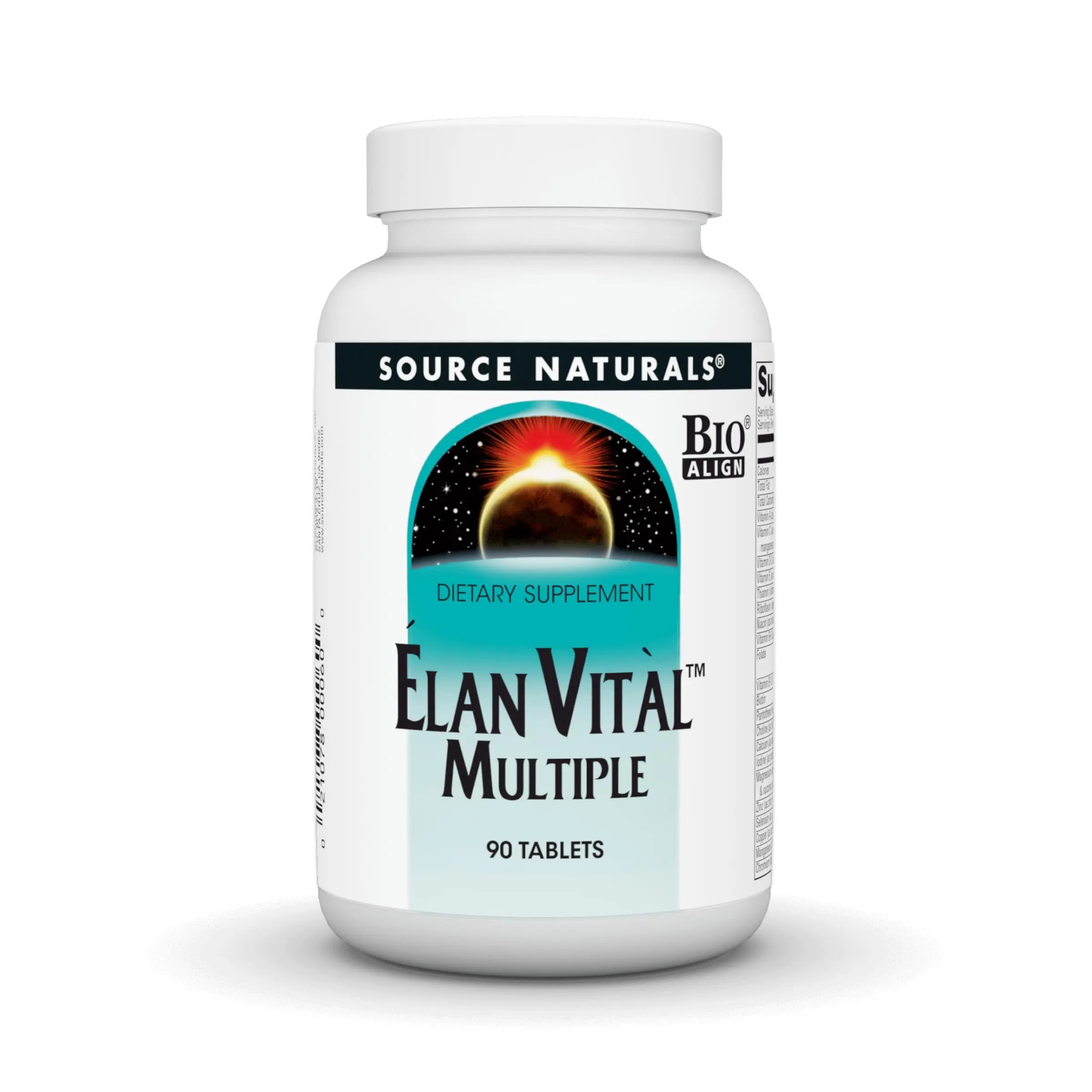 Source Naturals Elan Vital Multiple, for Multiple Body System Support* - 90 Tablets Source Naturals Au supplements
