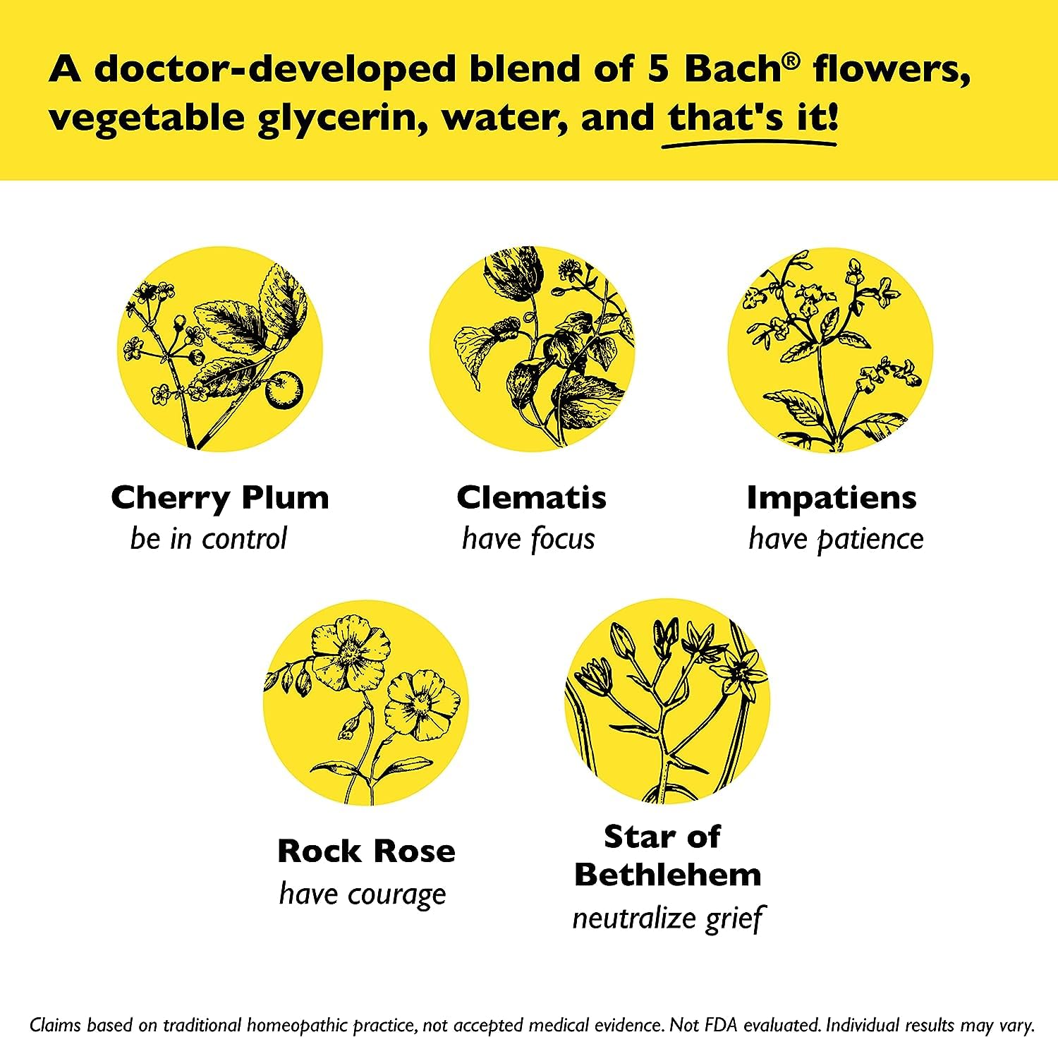 Bach RESCUE Remedy Dropper 20mL Bundle, Non-Alcohol Formula, Natural Stress Relief, Homeopathic RESCUE Au supplements