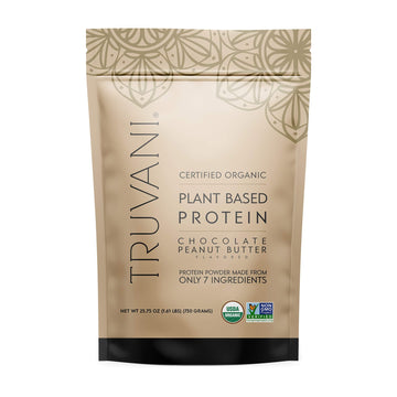Truvani Vegan Chocolate Peanut Butter Protein Powder - 20g Plant-Based Protein, Gluten Truvani Au supplements