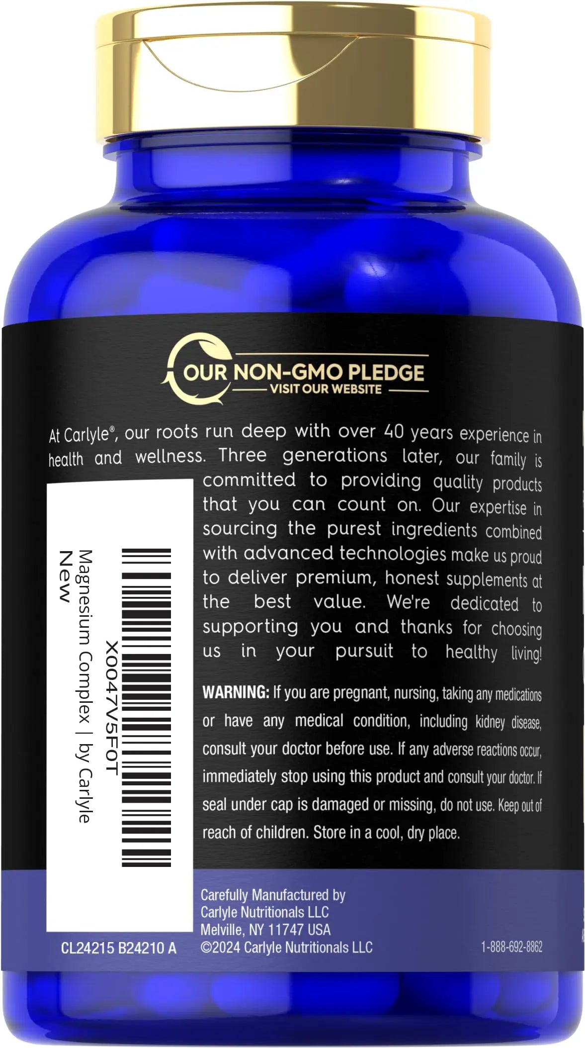 Magfusion-10 Magnesium Complex Supplement 745mg | 120 Capsules | 10 in 1 Blend | Vegetarian, Non-GMO, Gluten Free Magfusion-10 Au supplements