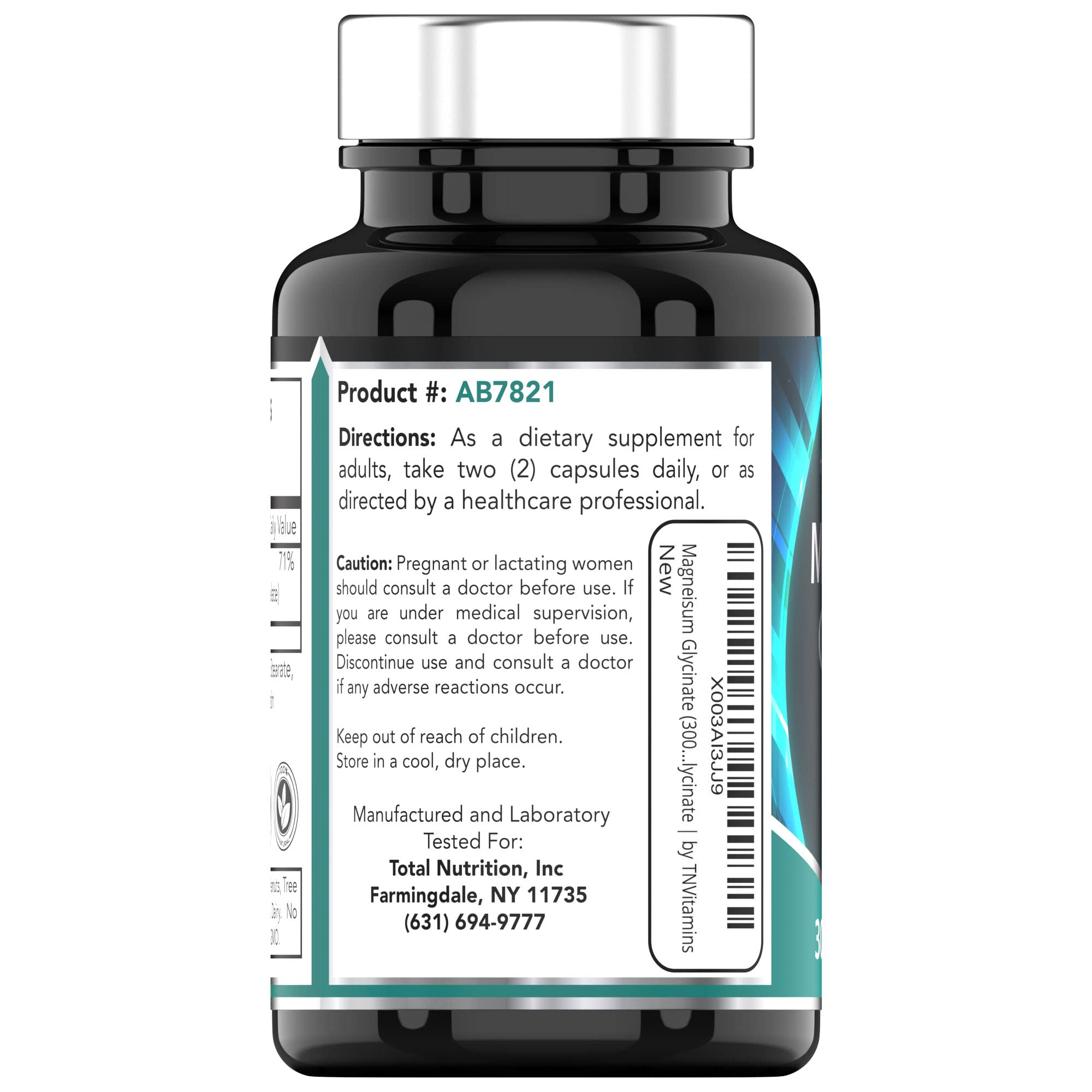 tnvitamins Magnesium Glycinate 300mg, 90 Capsules | High Absorption Chelated Magnesium for Sleep, Calm & Muscle Support* | Non-GMO, Gentle, Non-Laxative | TNVitamins tnvitamins Au supplements