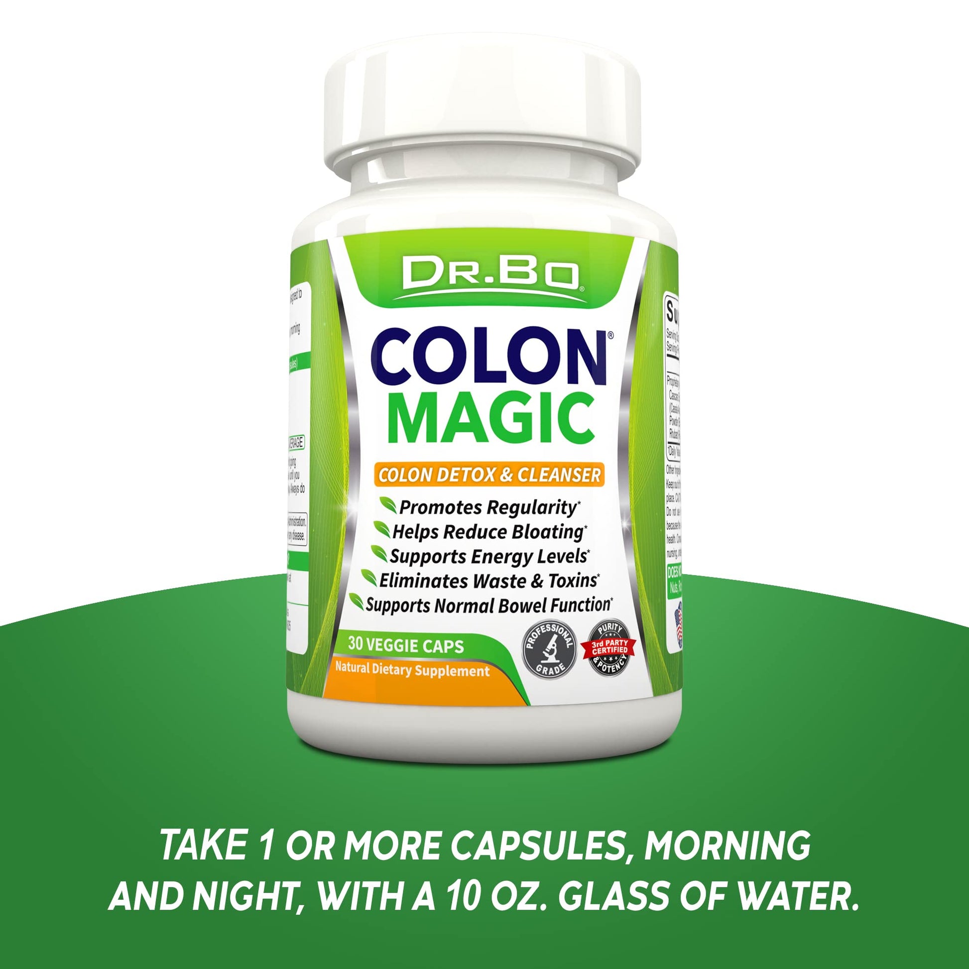 Colon Cleanse Detox Formula - Natural Bowel Cleanser Pills for Intestinal Bloating & Fast Digestive DR. BO Au supplements