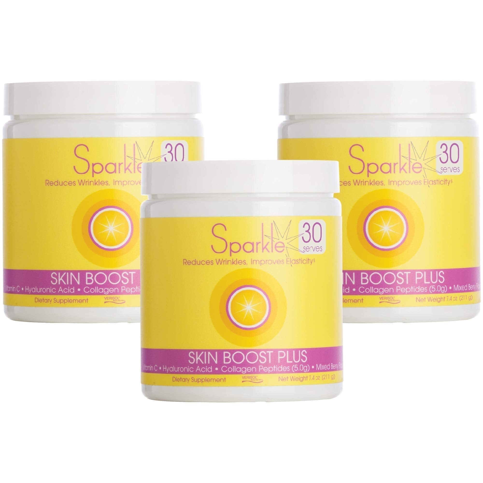 Hydrolyzed Collagen Powder - Sparkle Skin Boost Plus (Tropical Coconut Pineapple) Sparkle Collagen Au supplements