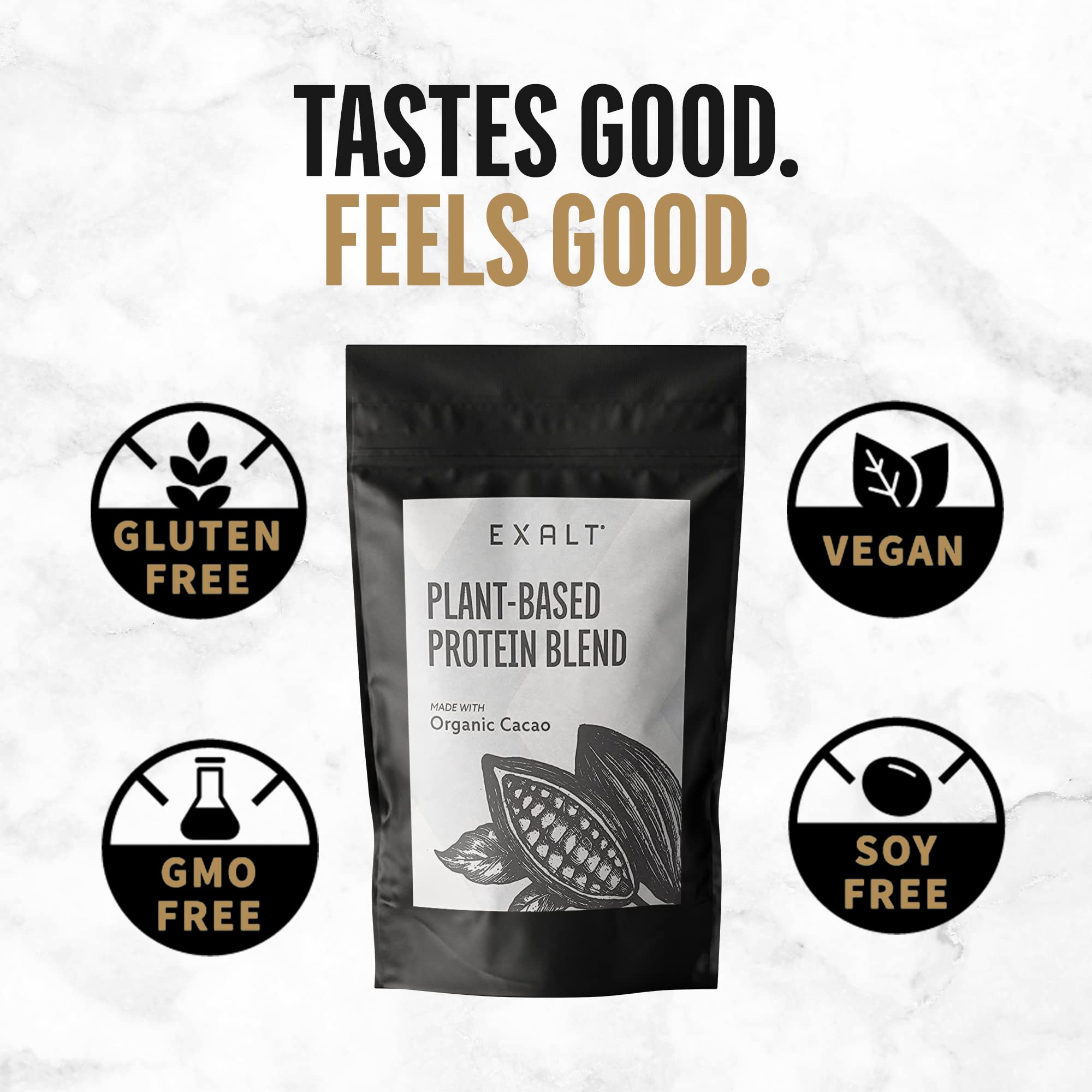 EXALT Vegan Protein Powder - 100% Plant-Based – Gluten Free - Keto Friendly EXALT Au supplements