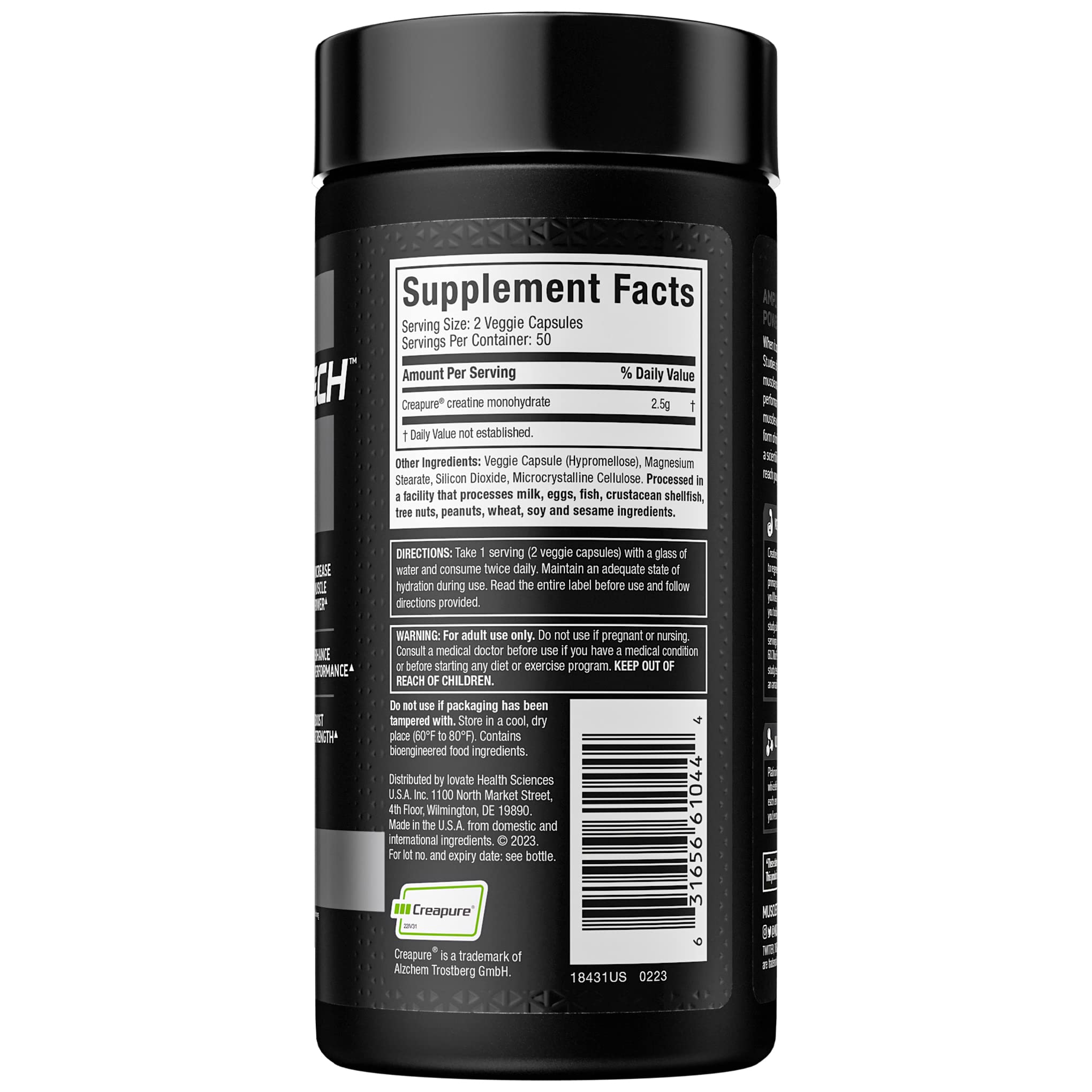 MuscleTech Platinum 100% Creatine Pills | Creatine Monohydrate Pill| | Muscle Recovery MuscleTech Au supplements