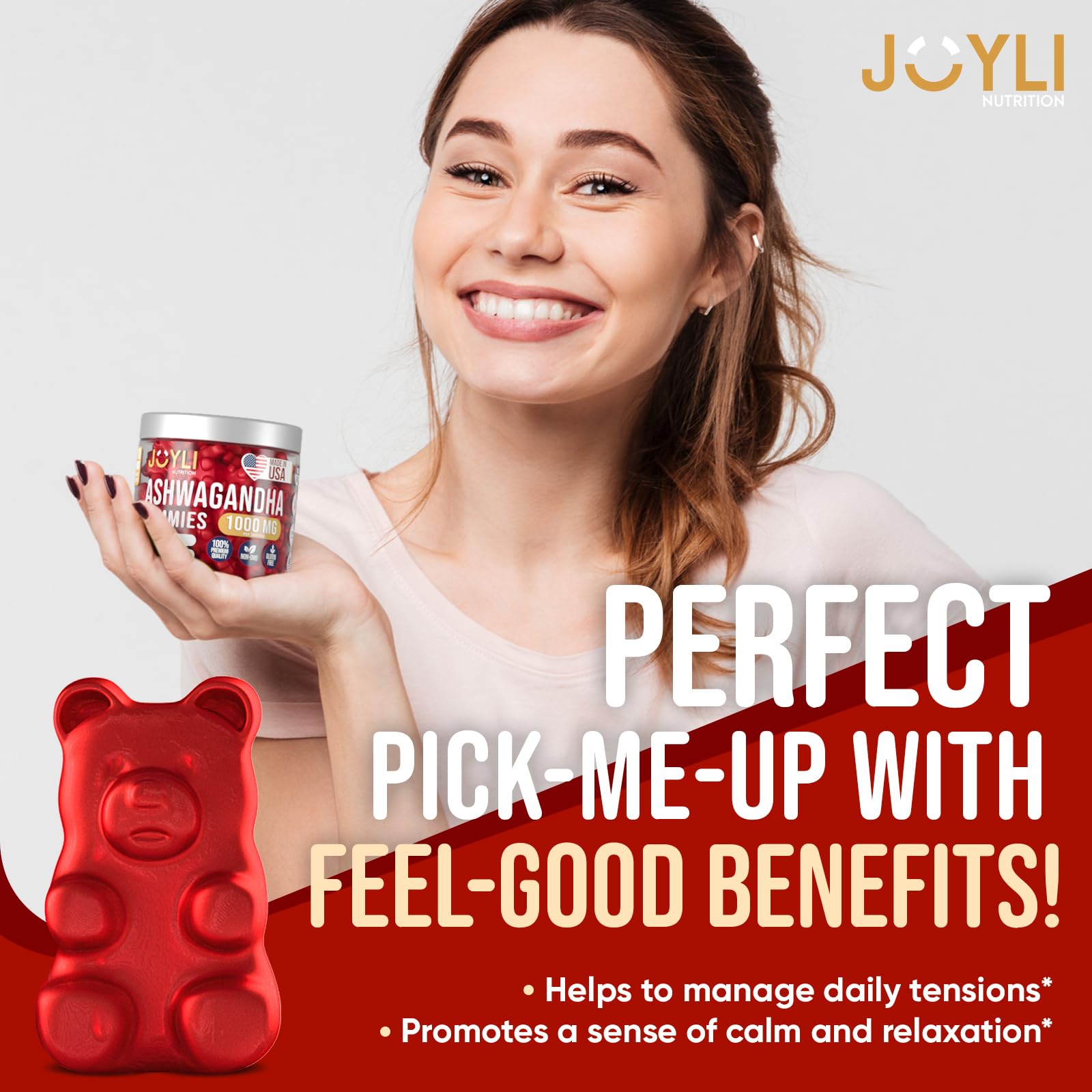 Ashwagandha Gummies for Women & Men - Natural Calm Gummies with Ashwagandha JOYLI Nutrition Au supplements