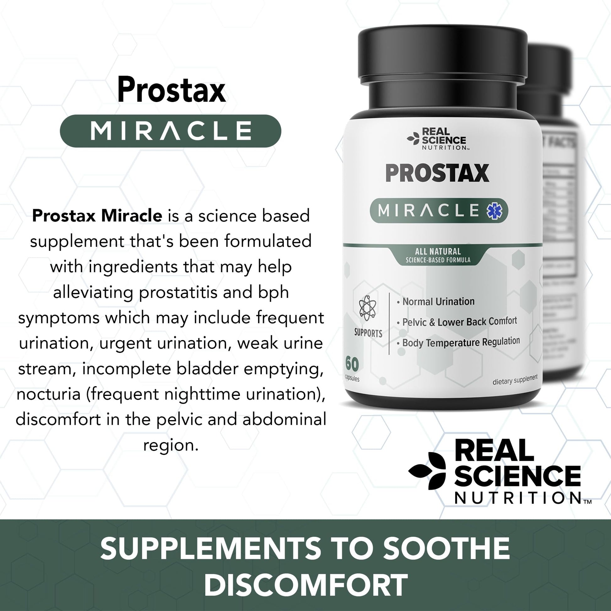 Real Science Nutrition Offers Prostax Miracle: A Natural Supplement for Bladder and Kidney Health, Mens Health Products Real Science Nutrition Au supplements