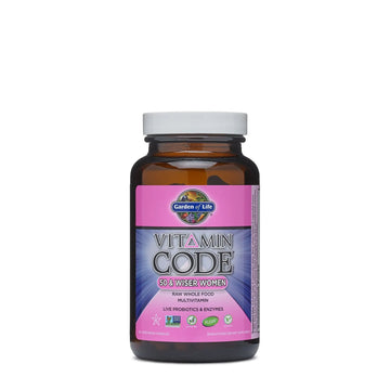 Vitamin Code 50 & Wiser Women Formula 120 VegiCapsules Garden of Life Au supplements