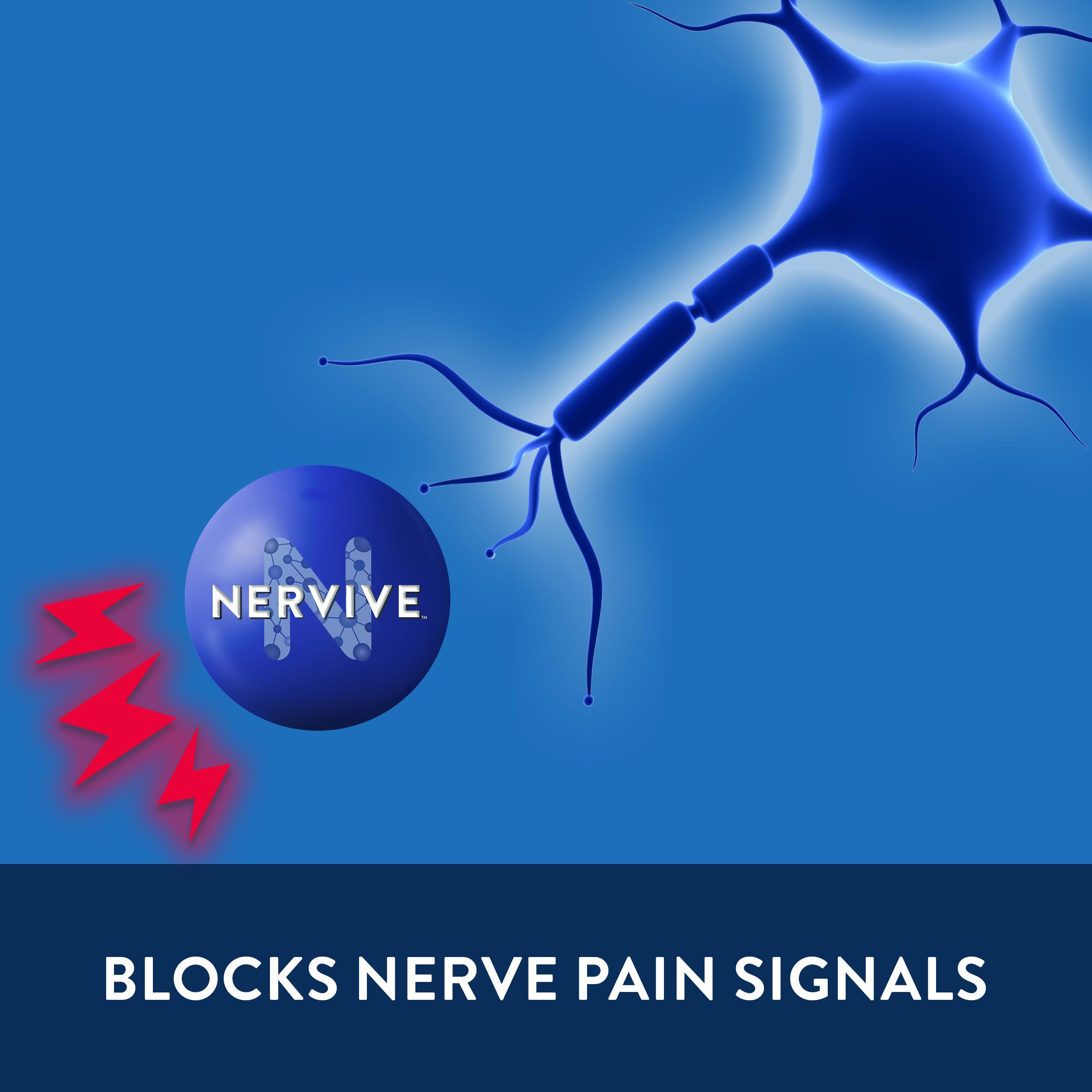 Nervive Pain Relieving Spray, Lidocaine Spray, Nervive Pain Relief, Lidocaine Topical, Foot Pain, Leg Pain, Hand Pain, Max Strength Formula, for Hard to Reach Areas, 4.5oz Nervive Au supplements