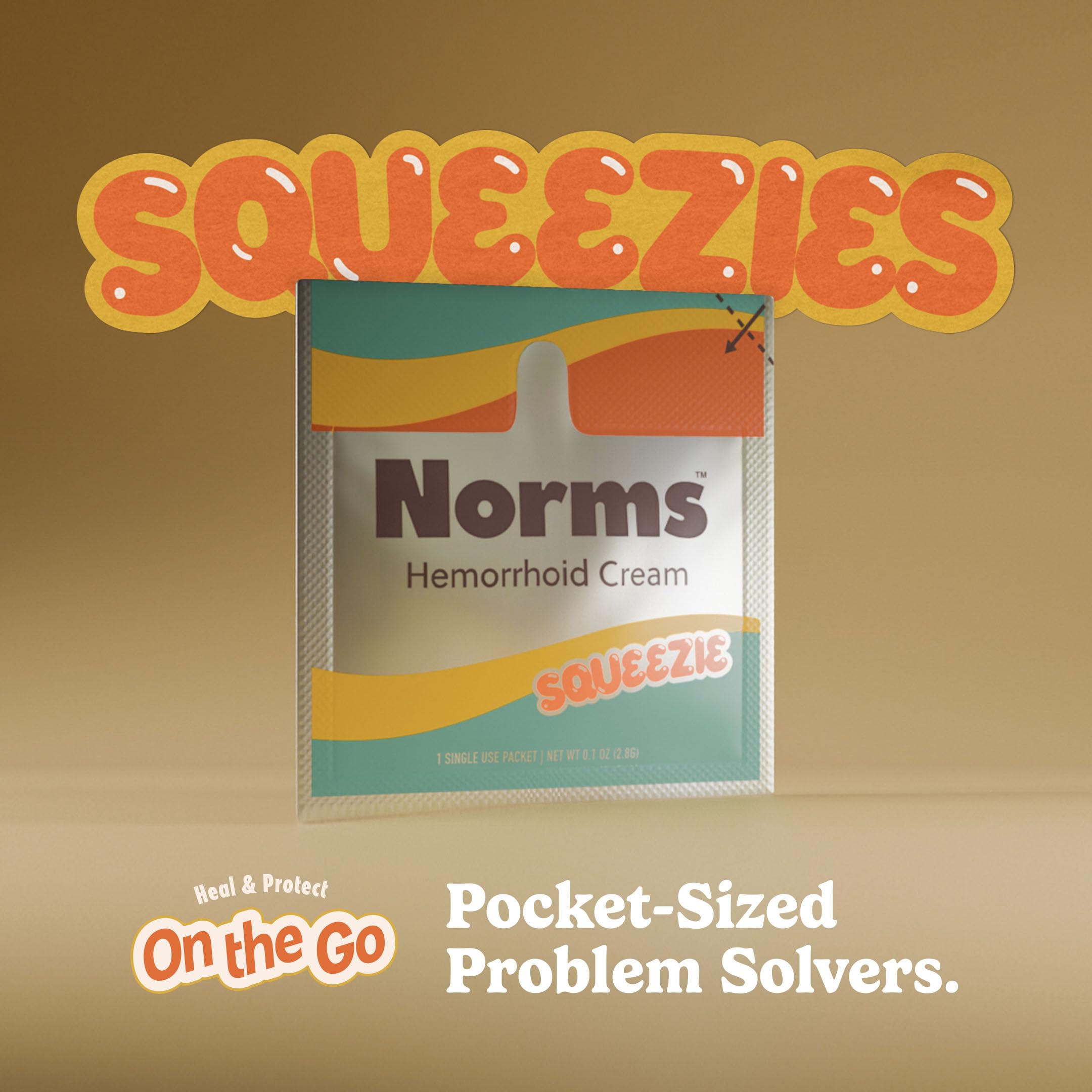 Norms Squeezies Lidocaine Hemorrhoid Cream, Discreet Single Use Travel Packets, 5% Lidocaine, Phenylephrine, Aloe and Glycerin – Numbing, Soothing & Swelling Relief On the Go, 5 Count Norms Au supplements