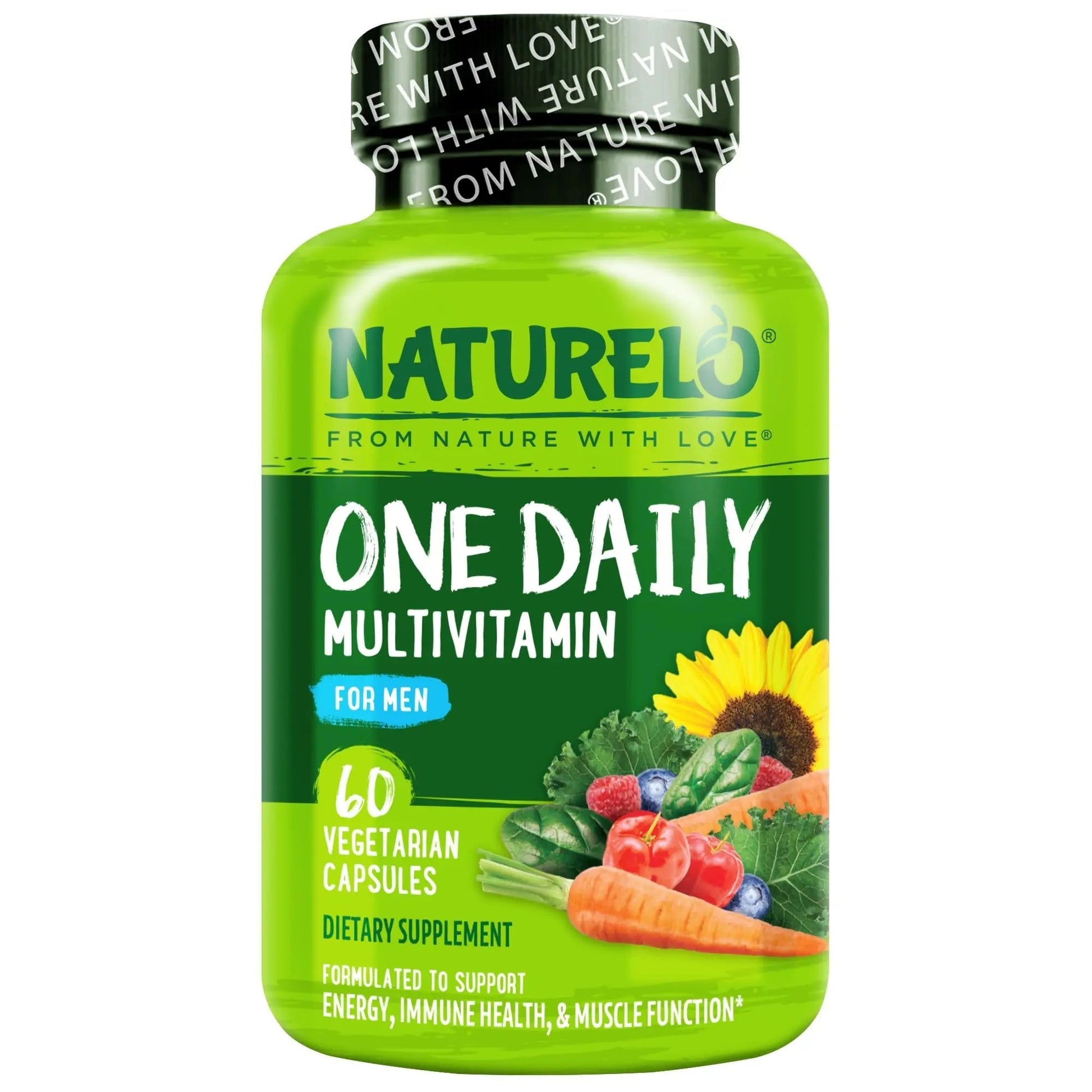 NATURELO Mens Multivitamins - One Daily Multivitamin for Men with Vitamins, Minerals & Organic Whole Foods, Boost Energy & Health NATURELO Au supplements