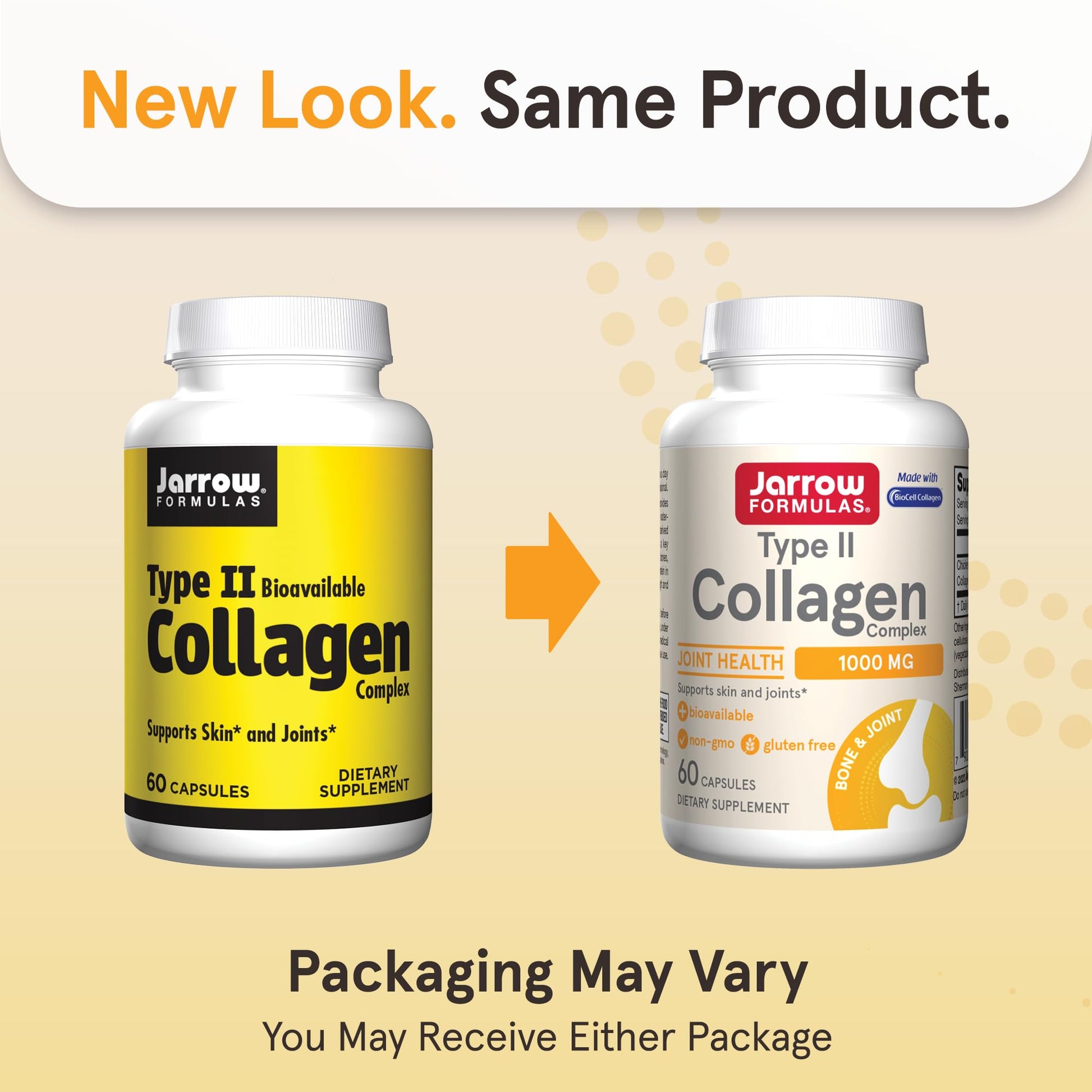 Jarrow Formulas® Type II Collagen Complex 1000 mg Supplements, Supports Skin and Joint Health, 60 Capsules, 30 Day Supply Jarrow Formulas Au supplements