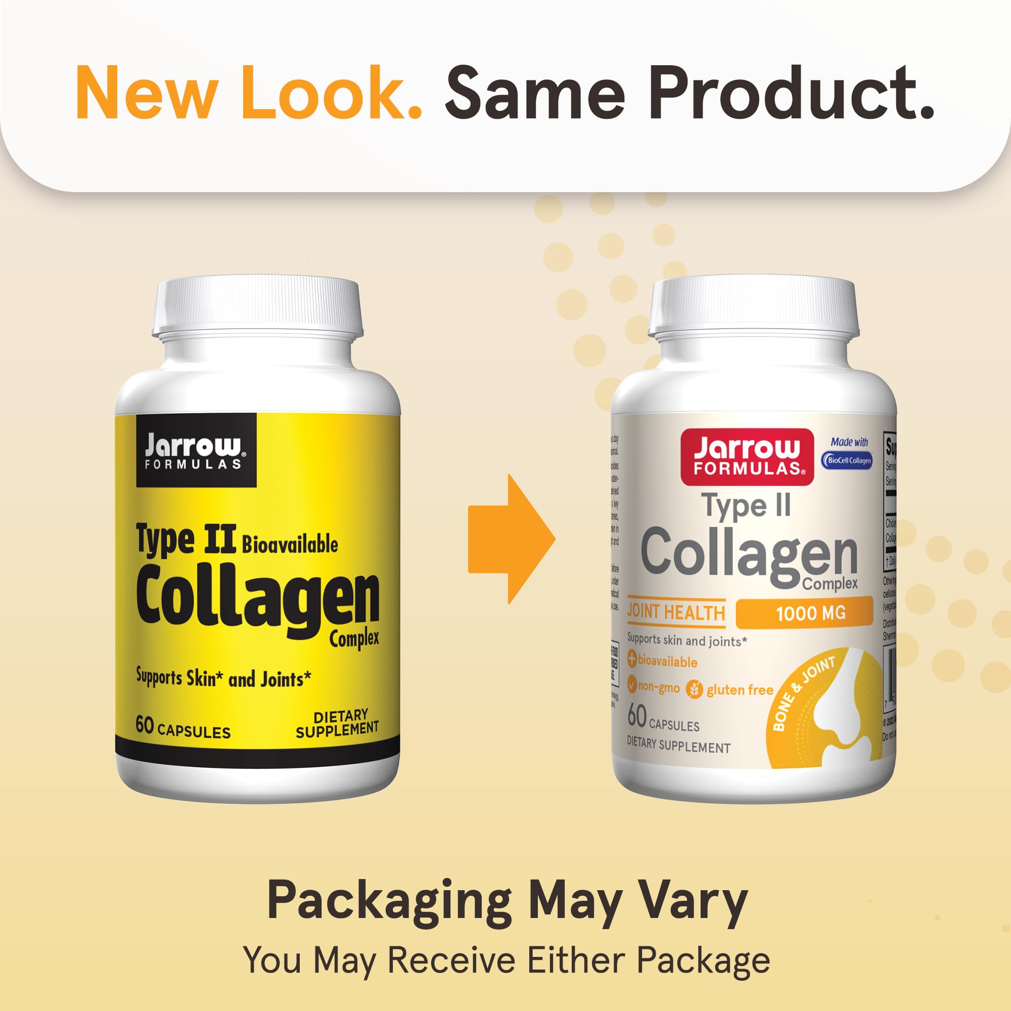 Jarrow Formulas® Type II Collagen Complex 1000 mg Supplements, Supports Skin and Joint Health, 60 Capsules, 30 Day Supply Jarrow Formulas Au supplements
