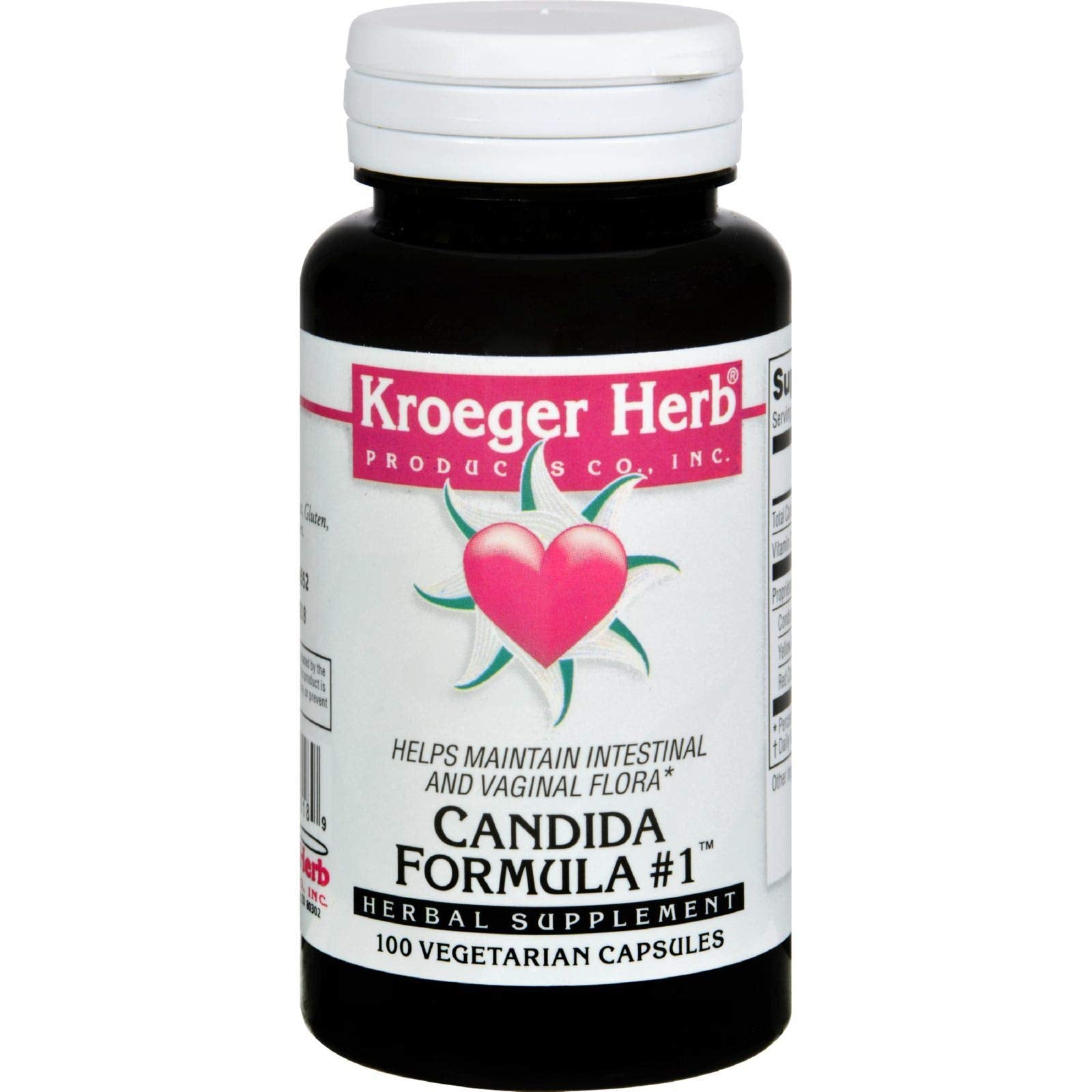 Kroeger Herb Candida Formula #1 100 Vcap Kroeger Herb Products Au supplements