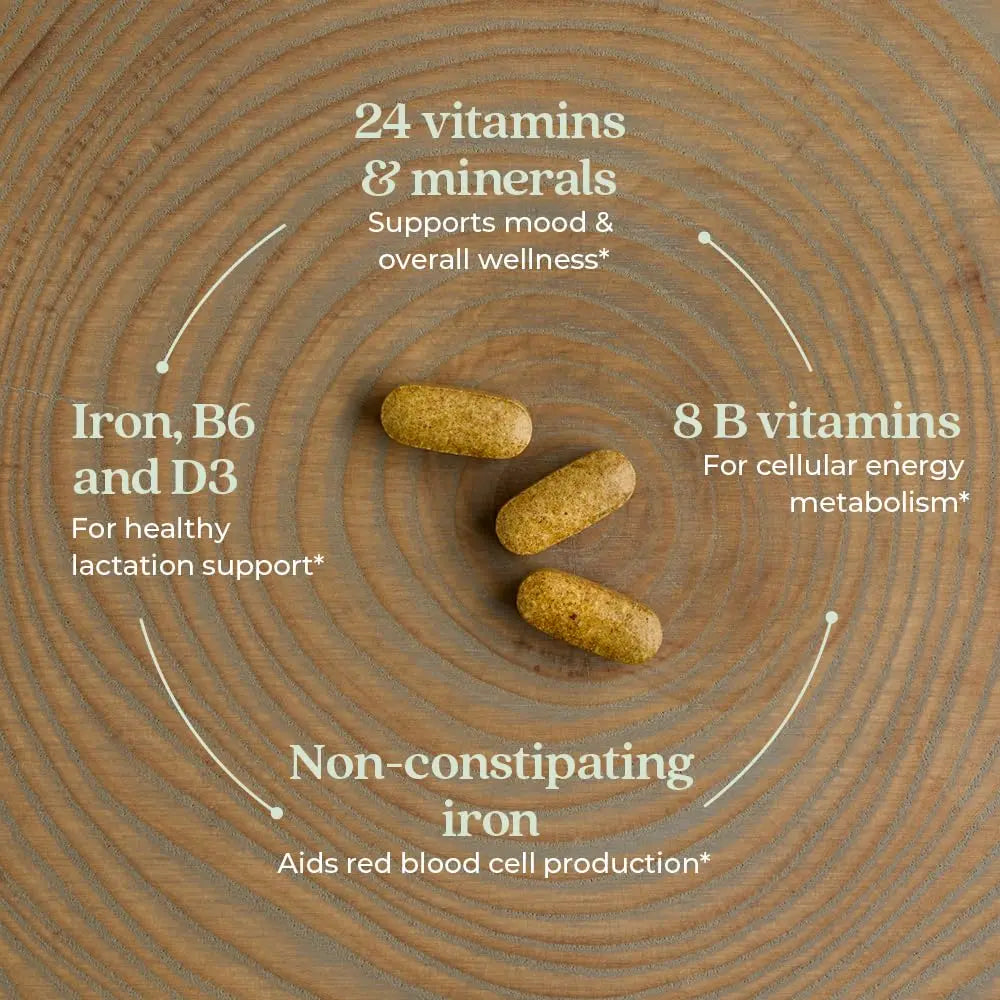 New Chapter, Postnatal Vitamins Lactation Supplement, Complete Multivitamin with Fermented Vitamin D3 + B Vitamins New Chapter Au supplements