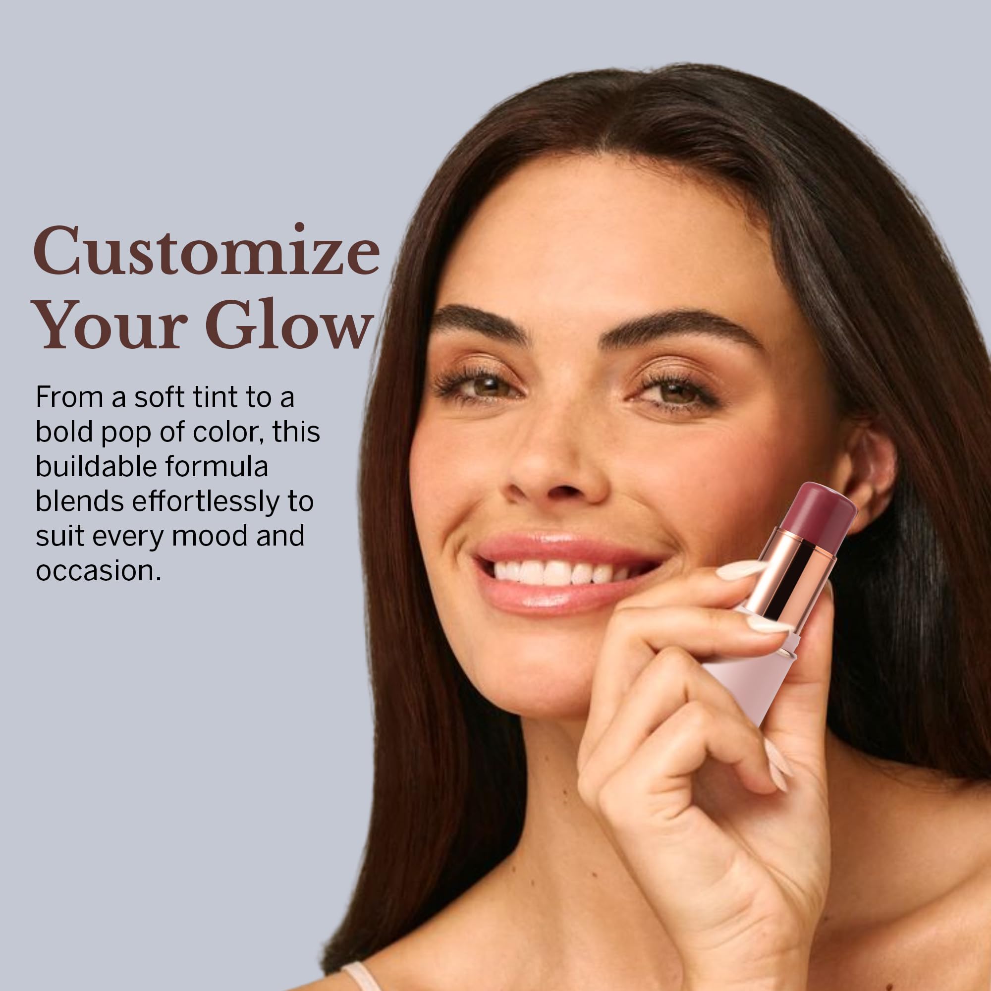 BeautiHome Blush Stick for Cheeks & Lips Multistick Cream Blush- Easy to Apply & Blend- Infused with Nourishing Ingredients for your Skin Compact Travel Size Makeup (Misty Rose, Small) BeautiHome Au supplements