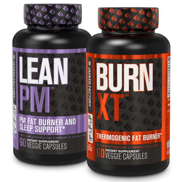 Jacked Factory Burn XT Thermogenic Fat Burner & Lean PM Nighttime Jacked Factory Au supplements