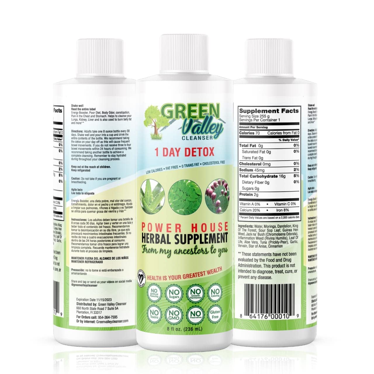 1 Day Colon Liquid Cleanse Formula and Liver Detox - Vegan Friendly, Helps Healthy Digestion Green Valley Cleanser Au supplements