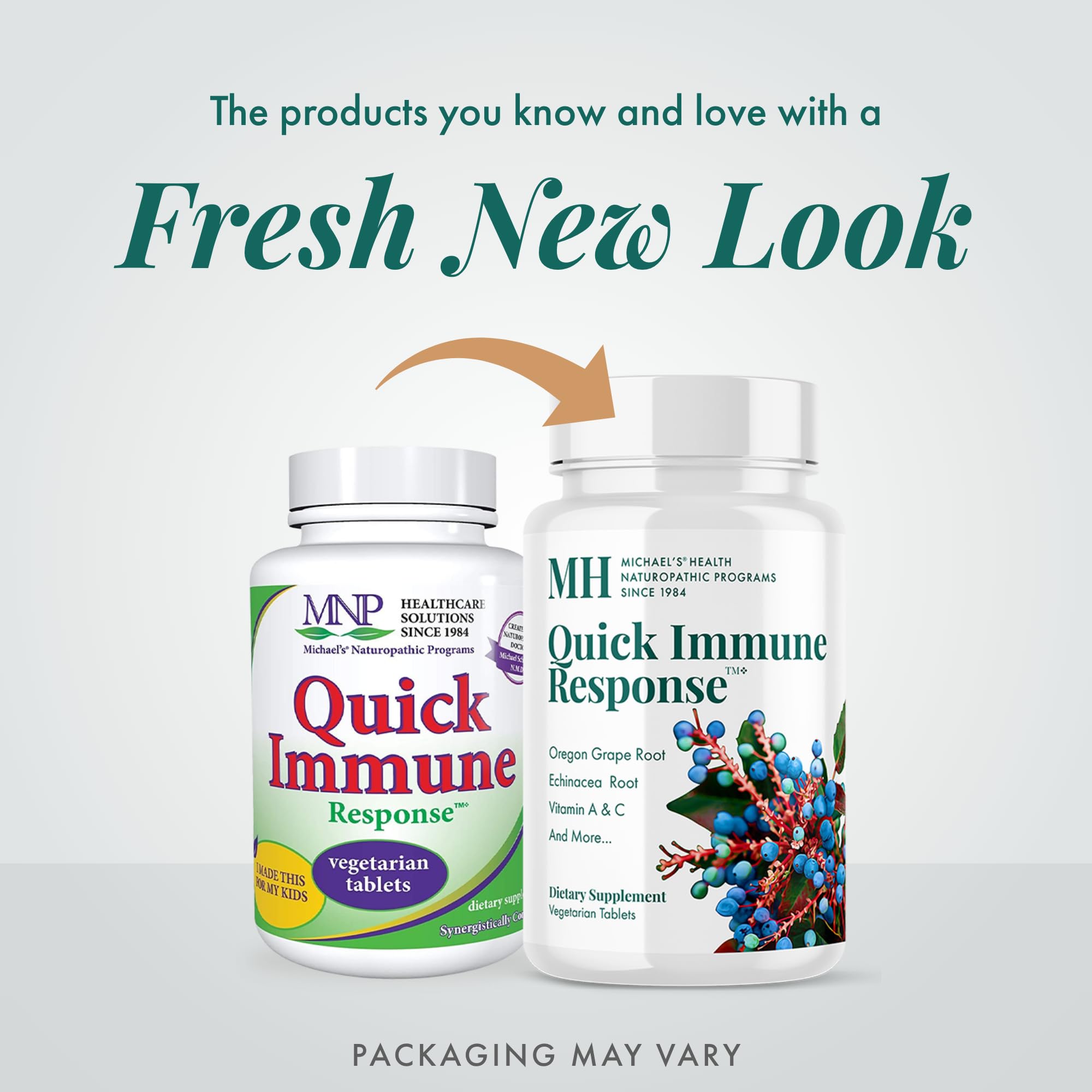 Michael's Health Naturopathic Programs Quick Immune Response - 60 Vegetarian Tablets - Immune System Support - With Vitamin A, Vitamin C & Zinc - 20 Servings MICHAEL'S Au supplements