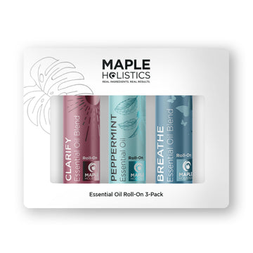 Headache Roll on Essential Oils - Aromatherapy Essential Oils Sets Variety Pack with Peppermint Clarify Maple Holistics Au supplements