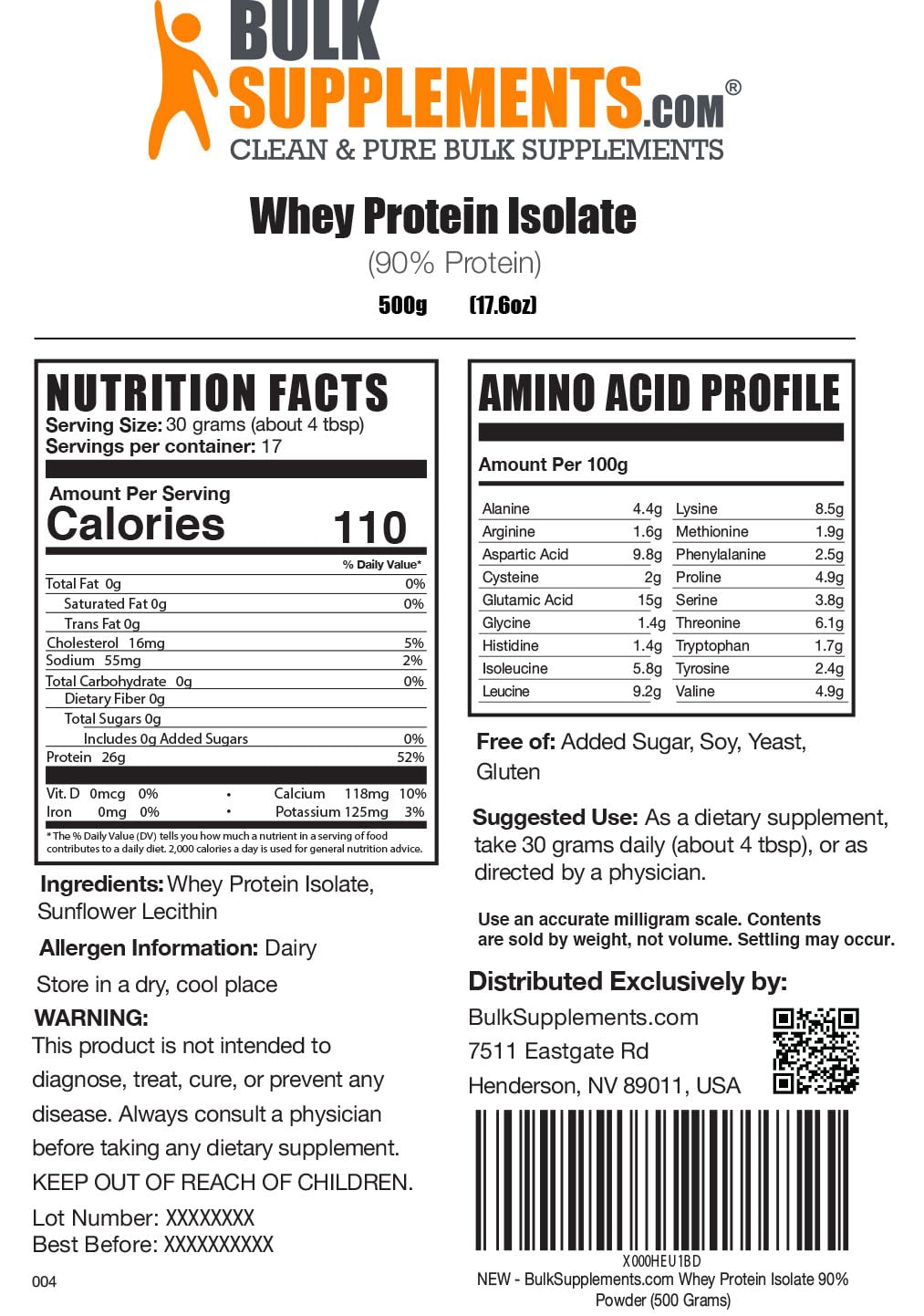 BULKSUPPLEMENTS.COM Whey Protein Isolate Powder - Unflavored Protein Powder BULKSUPPLEMENTS.COM Au supplements