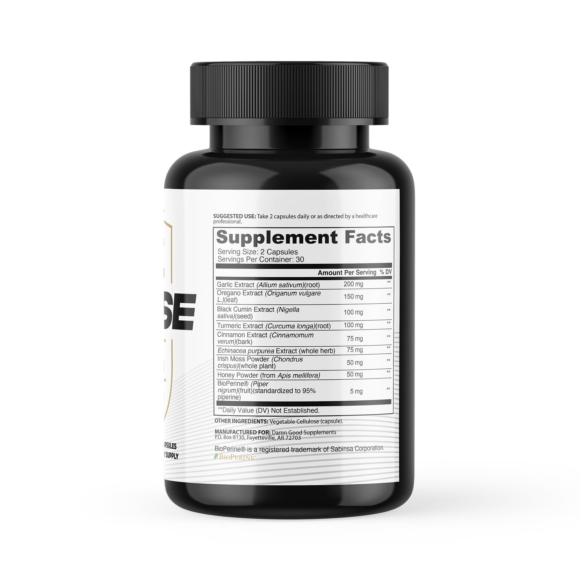 DAMN GOOD The Hodge Twins Immune Defense Supplement (60 Capsules) – Sea Moss Blend Capsules for Everyday Balance, Digestive Support, and Whole-Body Wellness with Vitamins, Minerals, and Botanicals DAMN GOOD Au supplements