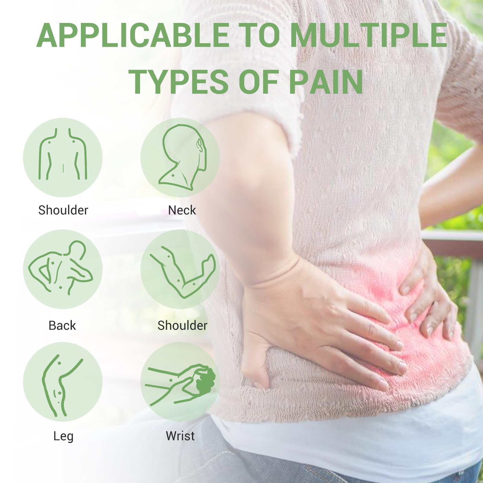 yimimde Menthol 5% Pain Relief Patches - 32 Count Maximum Strength Pain Relief Patches for Back Pain, Joint & Muscle Soreness - Fast Acting, Long-Lasting yimimde Au supplements