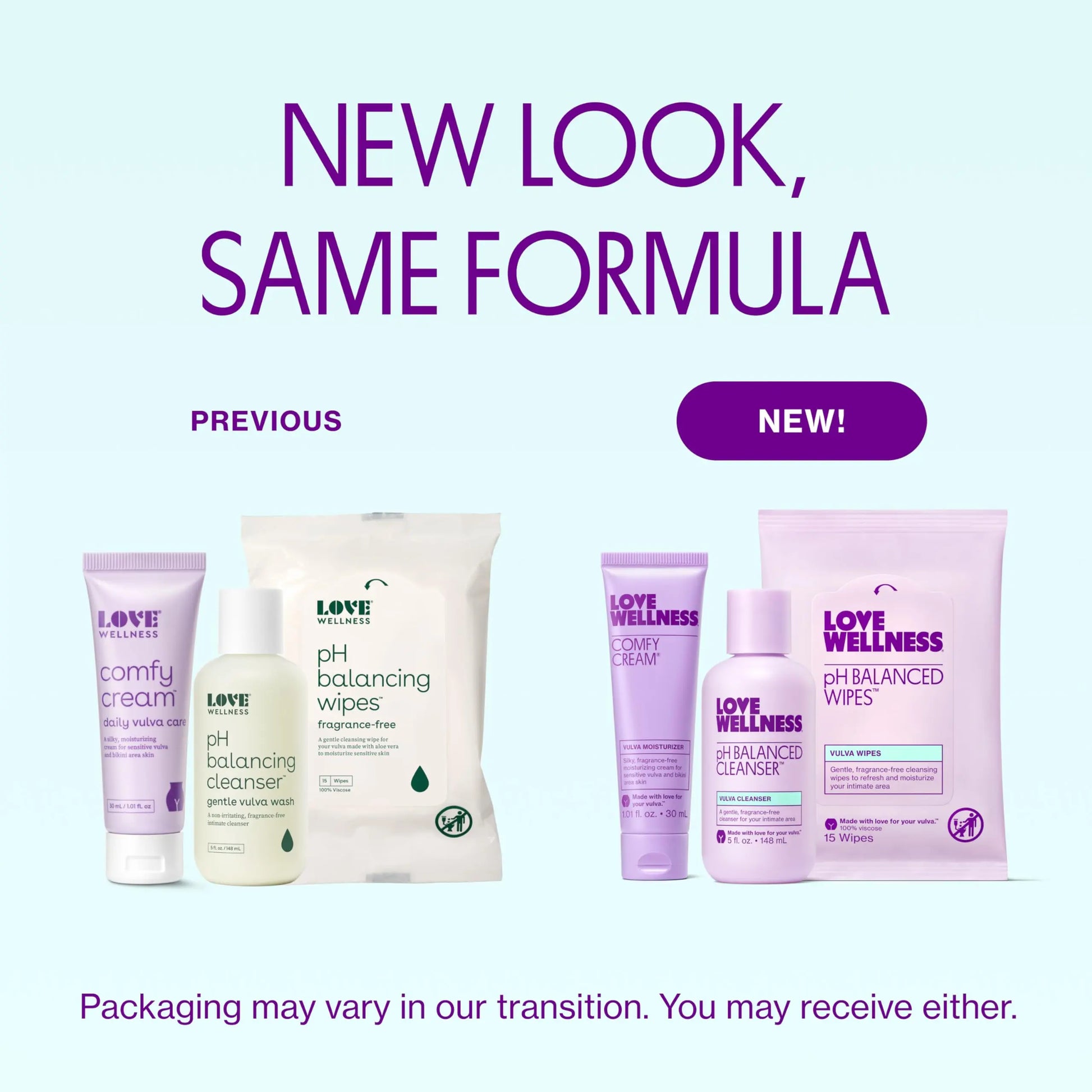 Love Wellness Skincare for Down There Bundle | Gentle pH Balancing Cleanser, Moisturizing Comfy Cream & Refreshing Wipes | Feminine Care for pH Balance, Dry & Sensitive Vulva | Fragrance-Free Love Wellness Au supplements