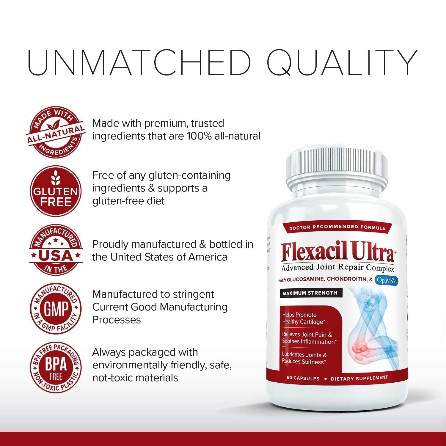 Flexacil Ultra Joint Health & Support Supplement with Glucosamine, Chondroitin Flexacil Ultra Au supplements