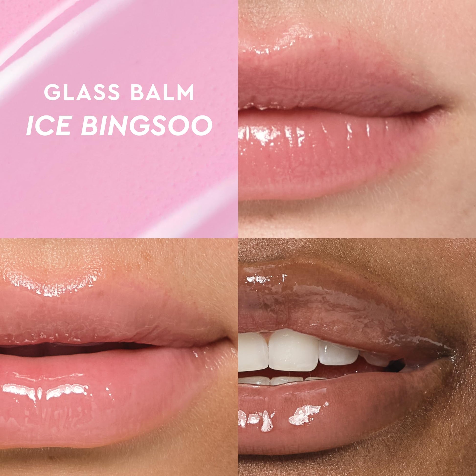 Glow Recipe Glass Balm Lip Treatment - 12Hr Hydrating Lip Balm & Moisturizer with Hyaluronic Acid to Smooth, Plump & Protect from Dryness, High Shine Finish - Clear Tint, Ice Bingsoo (15 ml) Glow Recipe Au supplements