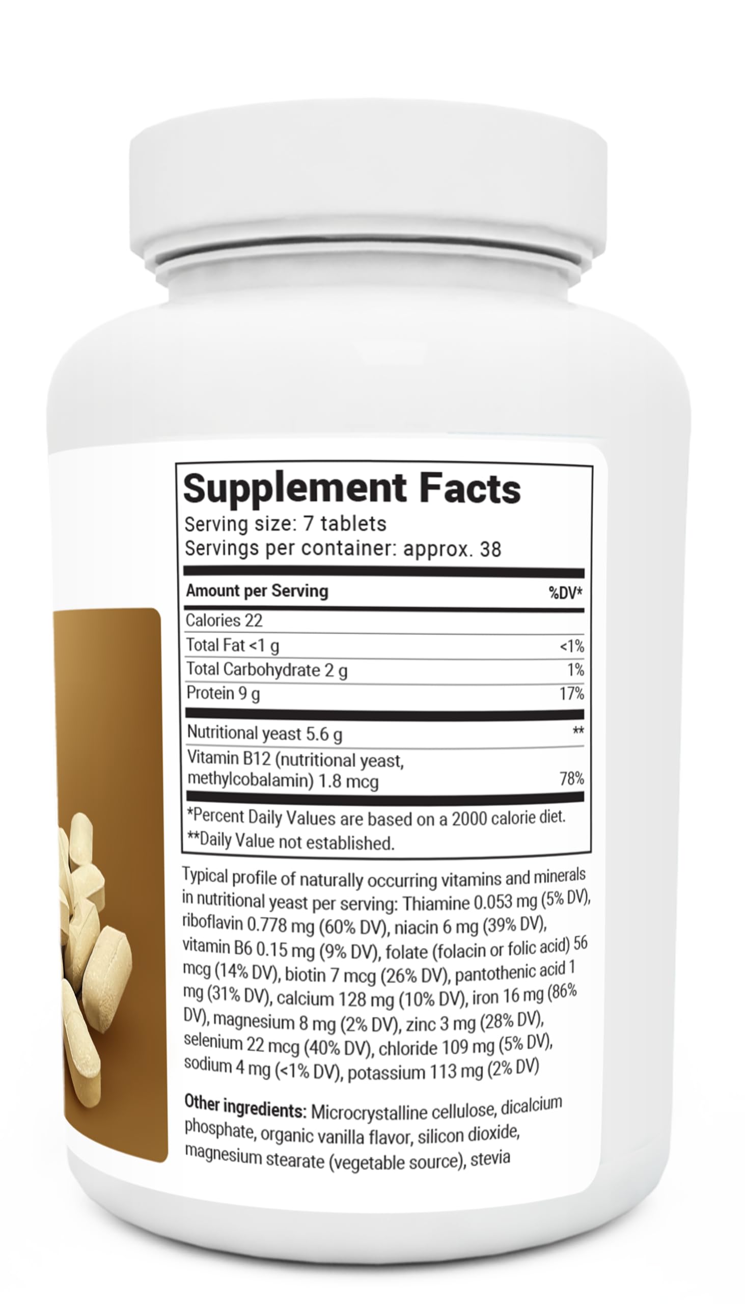 Dr. Berg Nutritional Yeast Tablets – Natural B12 Added - All 8 B Vitamin Complex – Organic Dr. Berg Nutritionals Au supplements