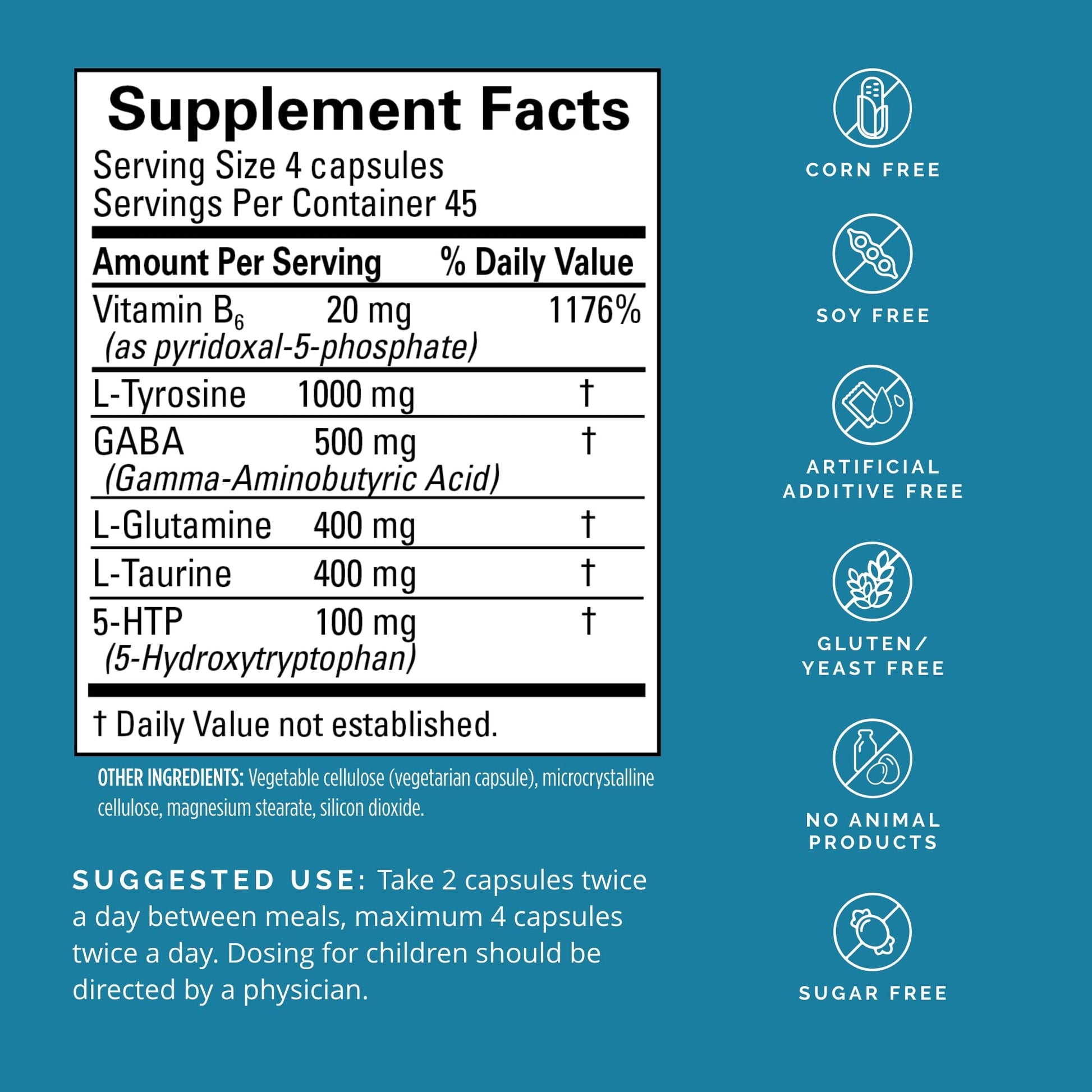 BRAINMD Dr Amen NeuroLink - 180 Capsules - Promotes Optimal Brain Function, Focus & Concentration - Gluten Free - 45 Servings BRAINMD Au supplements